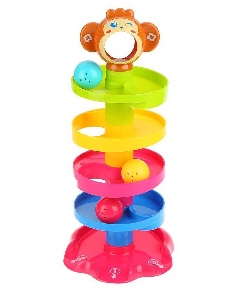 Negocio 5 Layer Ball Drop And Roll Swirling Tower Multicolor - Color May Vary-image-0