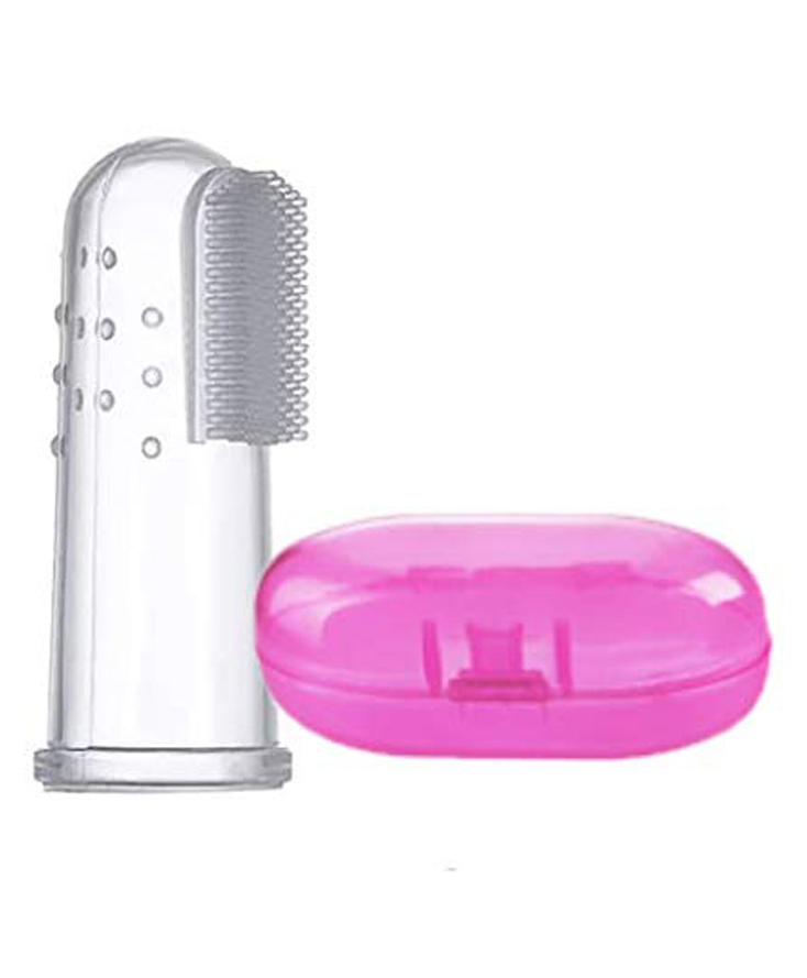 Kritiu Silicone Figure Brush With Case - Pink-picture-15