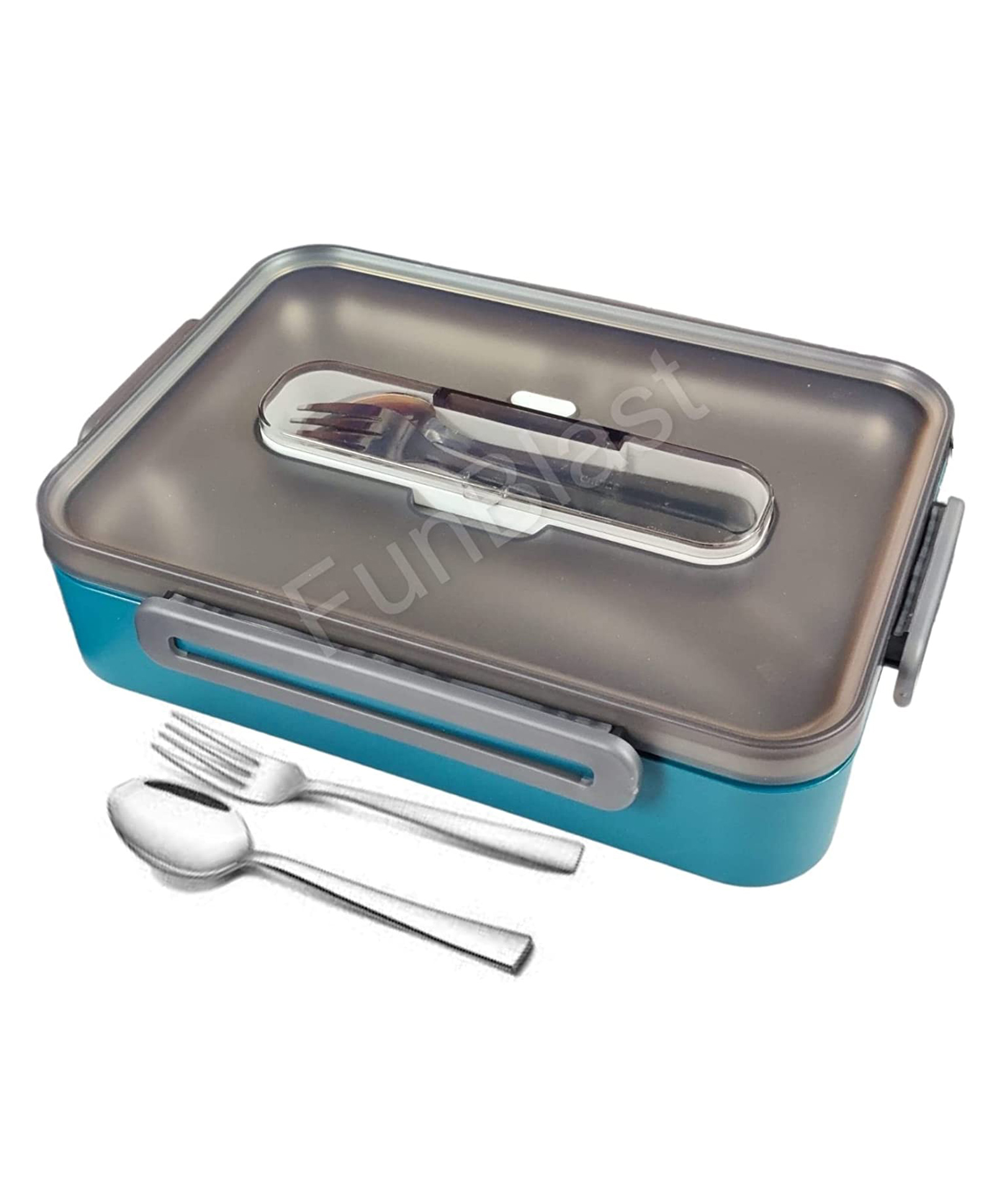 FunBlast Stainless Steel Lunch Box with Spoon & Fork 850 ML (Colour May Vary)-picture-19
