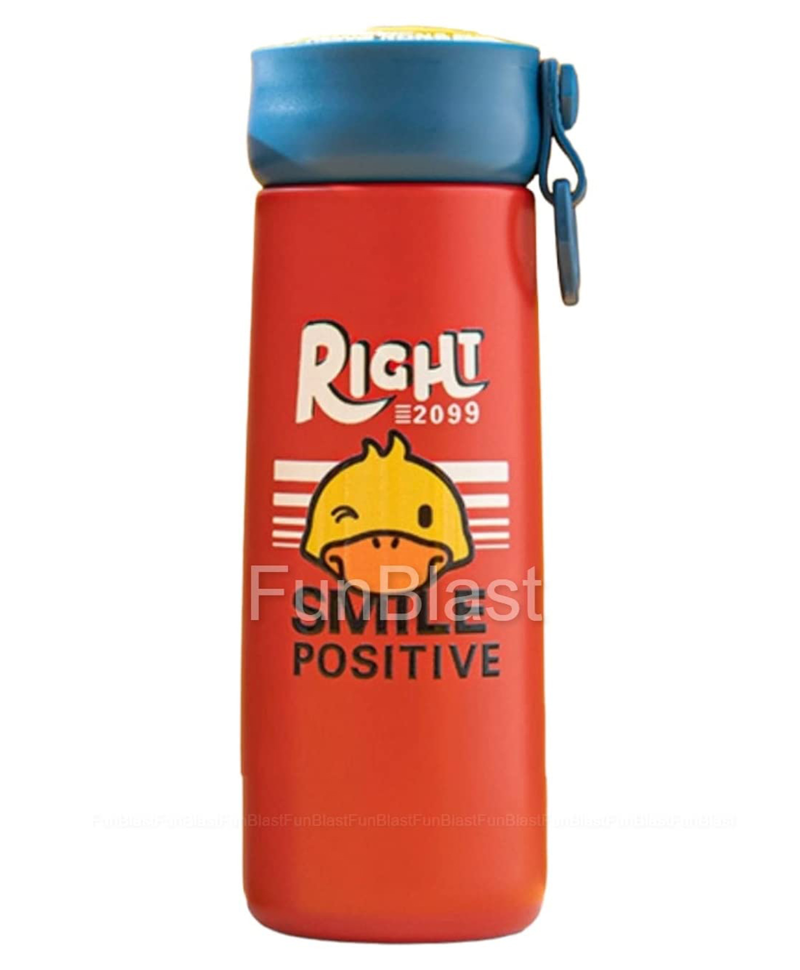 FunBlast Hot And Cold Double Walled Vacuum Stainless Steel Water Bottle Red - 350 ml-image-42