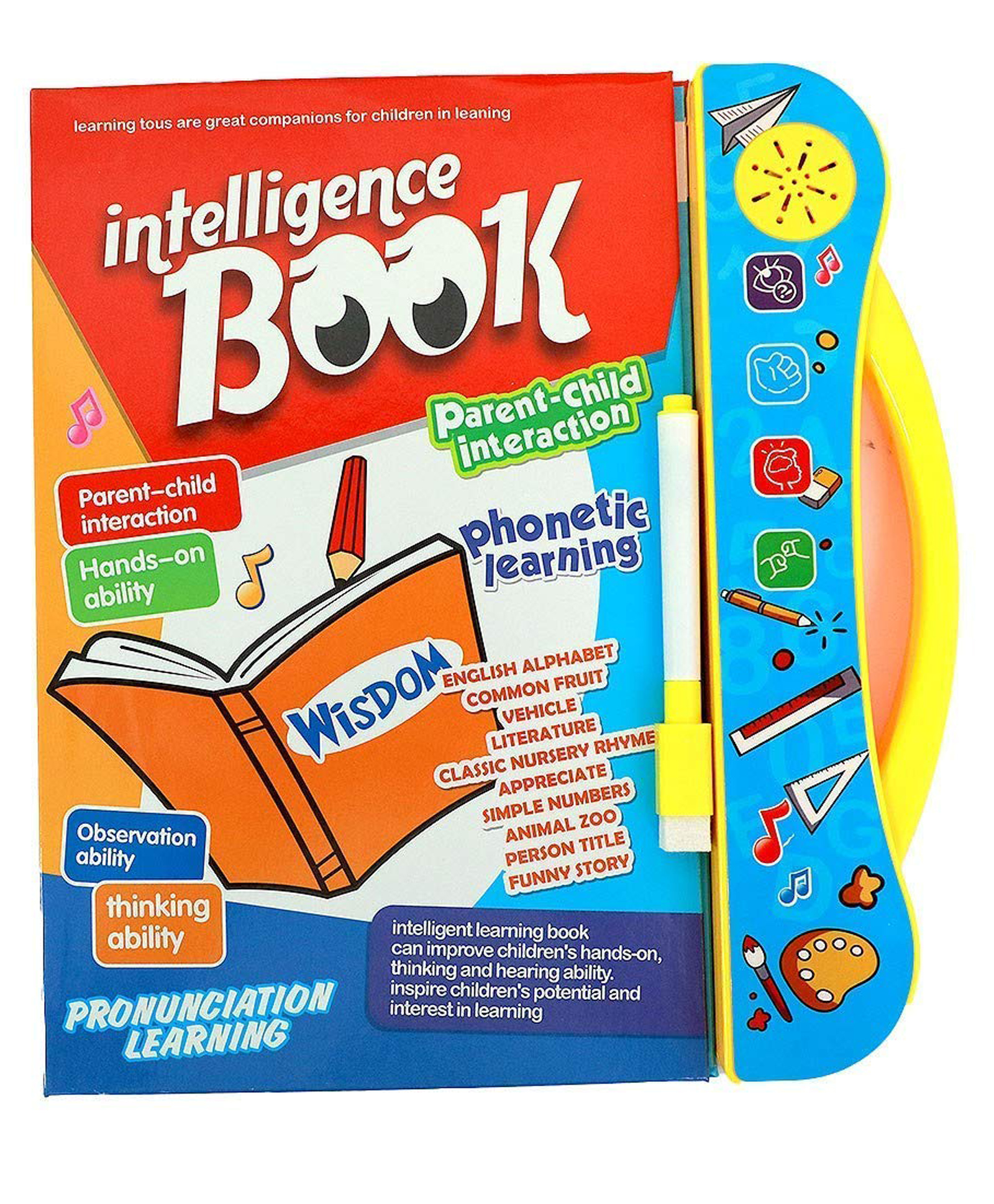 ADKD Interactive Intelligent Children Musical English Sound Book- (Color May Vary)-picture-17