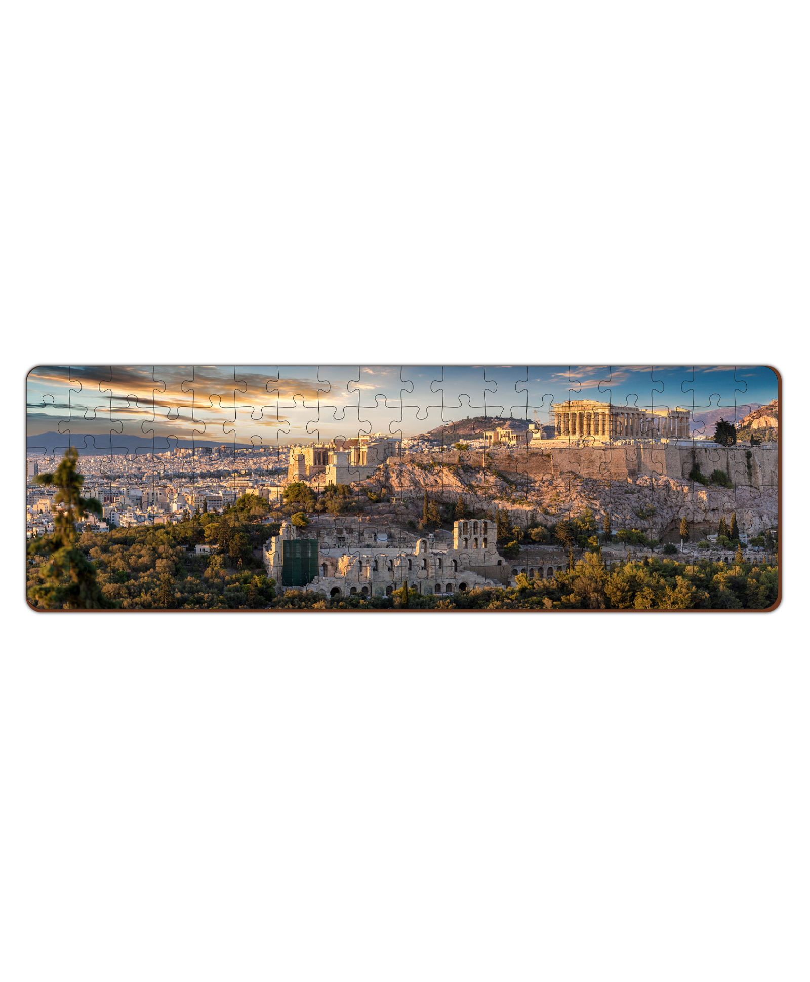 Mini Leaves Panoramic City Of Athens Wooden Puzzles - 108 Pieces-image-21