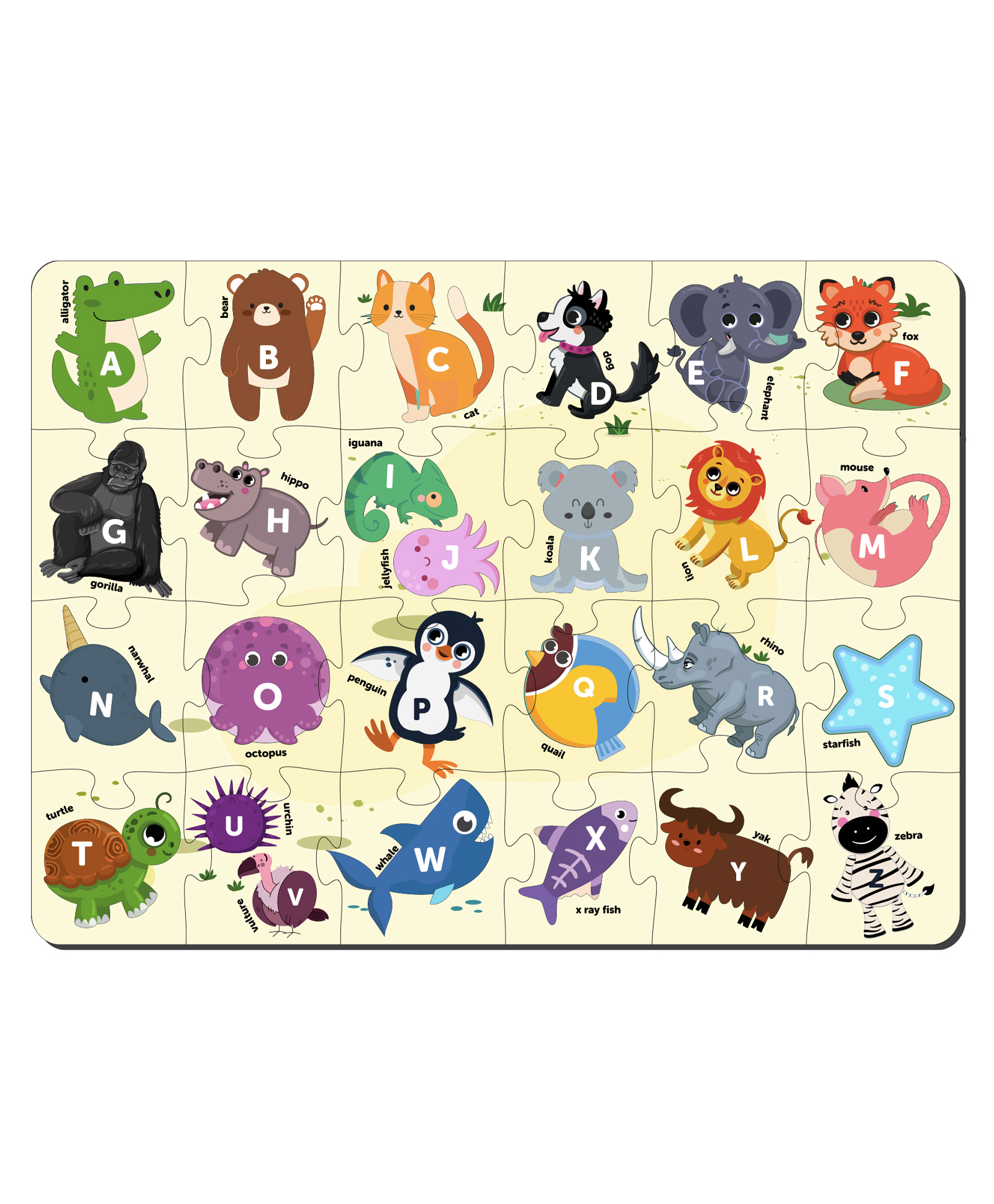 minileaves Mini Leaves Spell and Learn Alphabets Wooden Jigsaw Puzzle - 24 Pieces-picture-45