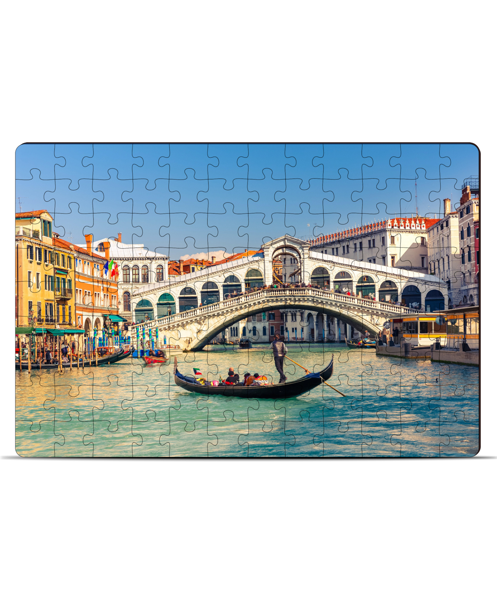 minileaves Mini Leaves Venice Canal Italy Wooden Jigsaw Floor Puzzles - 108 Pieces-picture-39