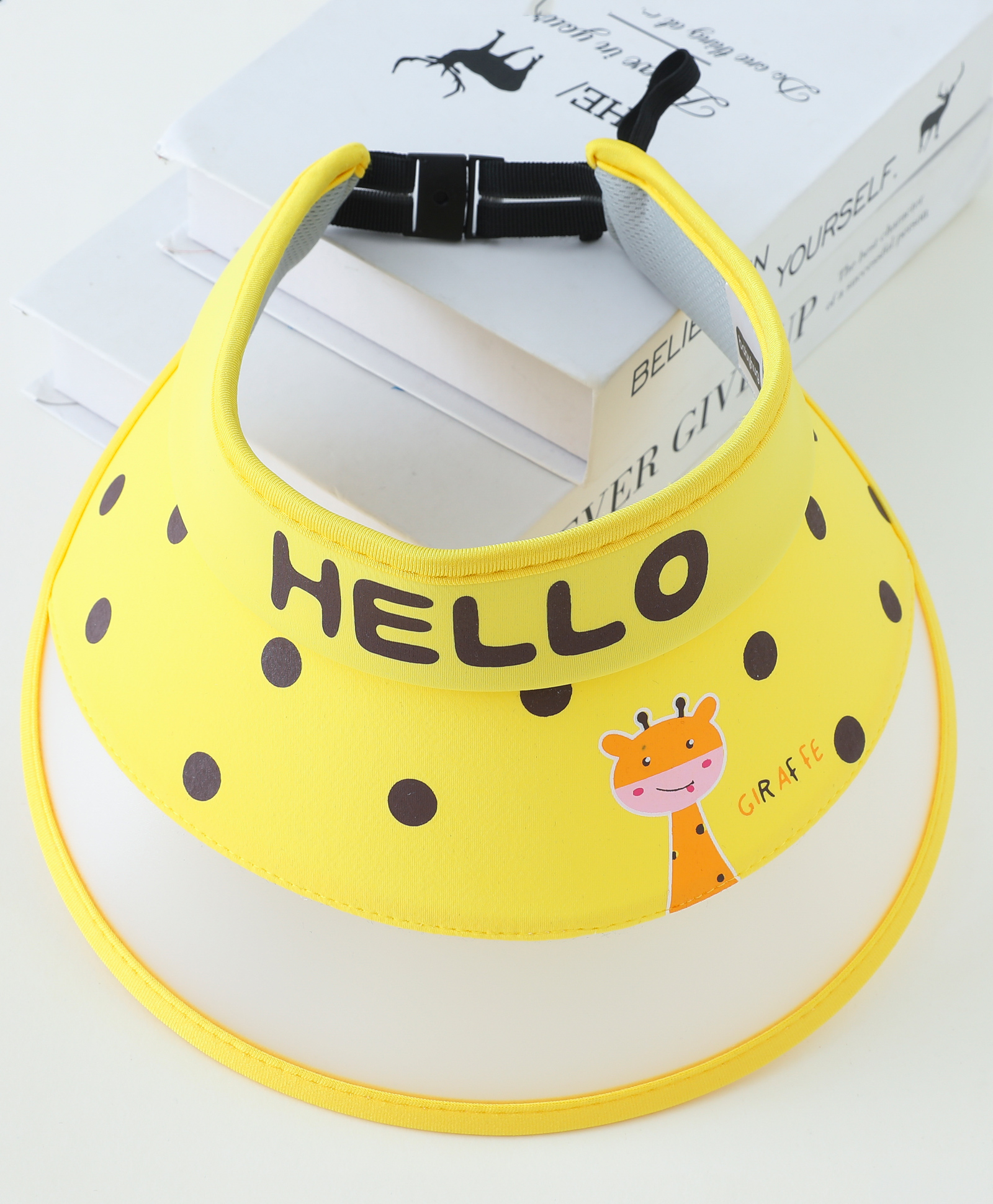 Babyhug Free Size Baseball Cap Giraffe Print - Yellow-picture-20