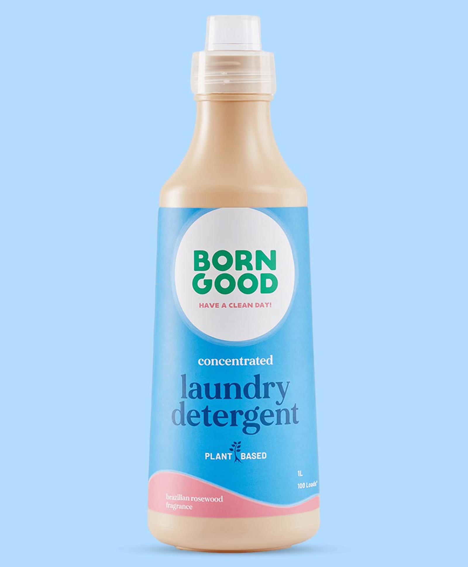 Born Good Plant Based Concentrated Liquid Detergent Brazilian Fragrance - 1L-picture-12