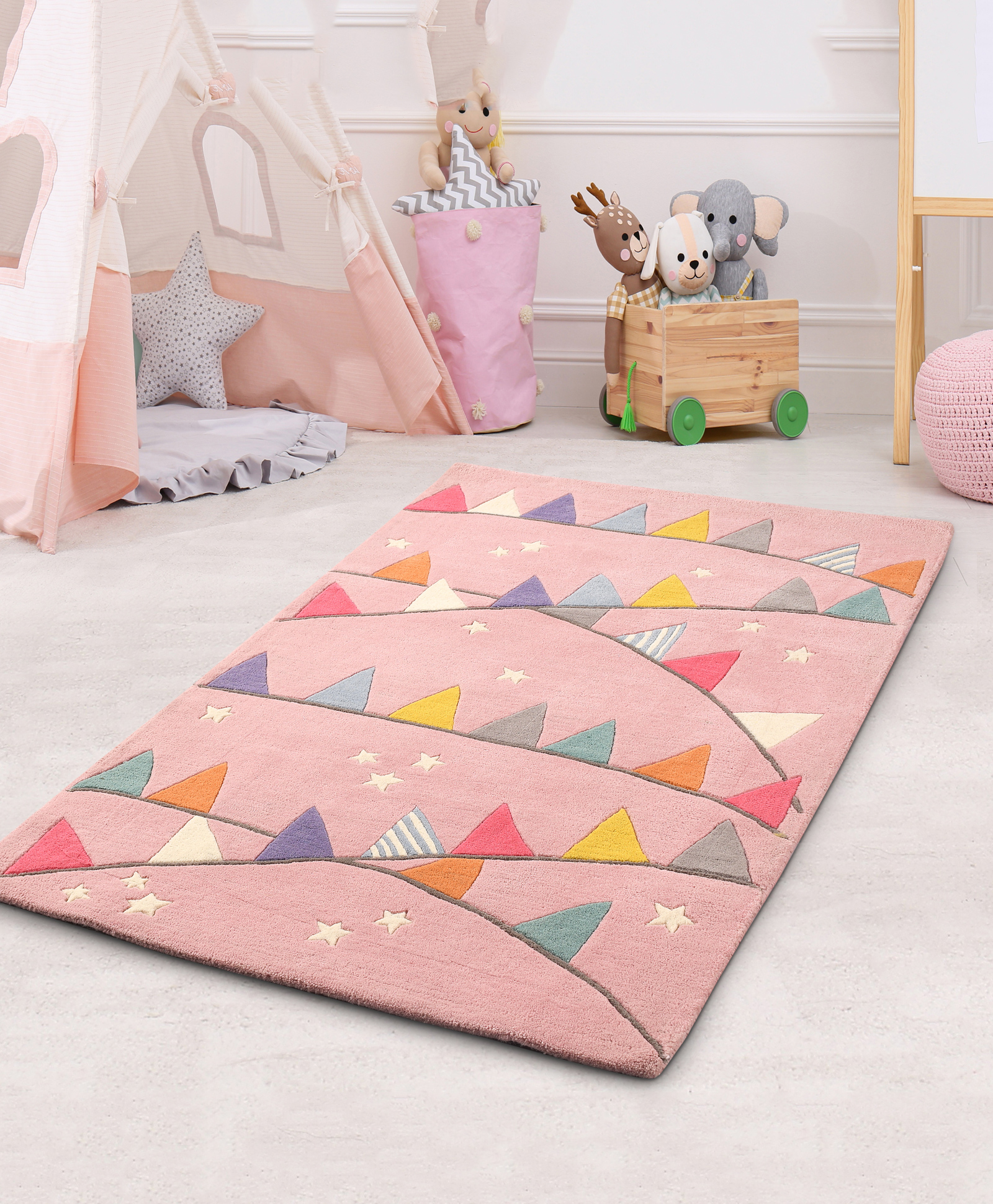 Little Looms Carnival Rug 3 x 5 Feet - Pink-image-47