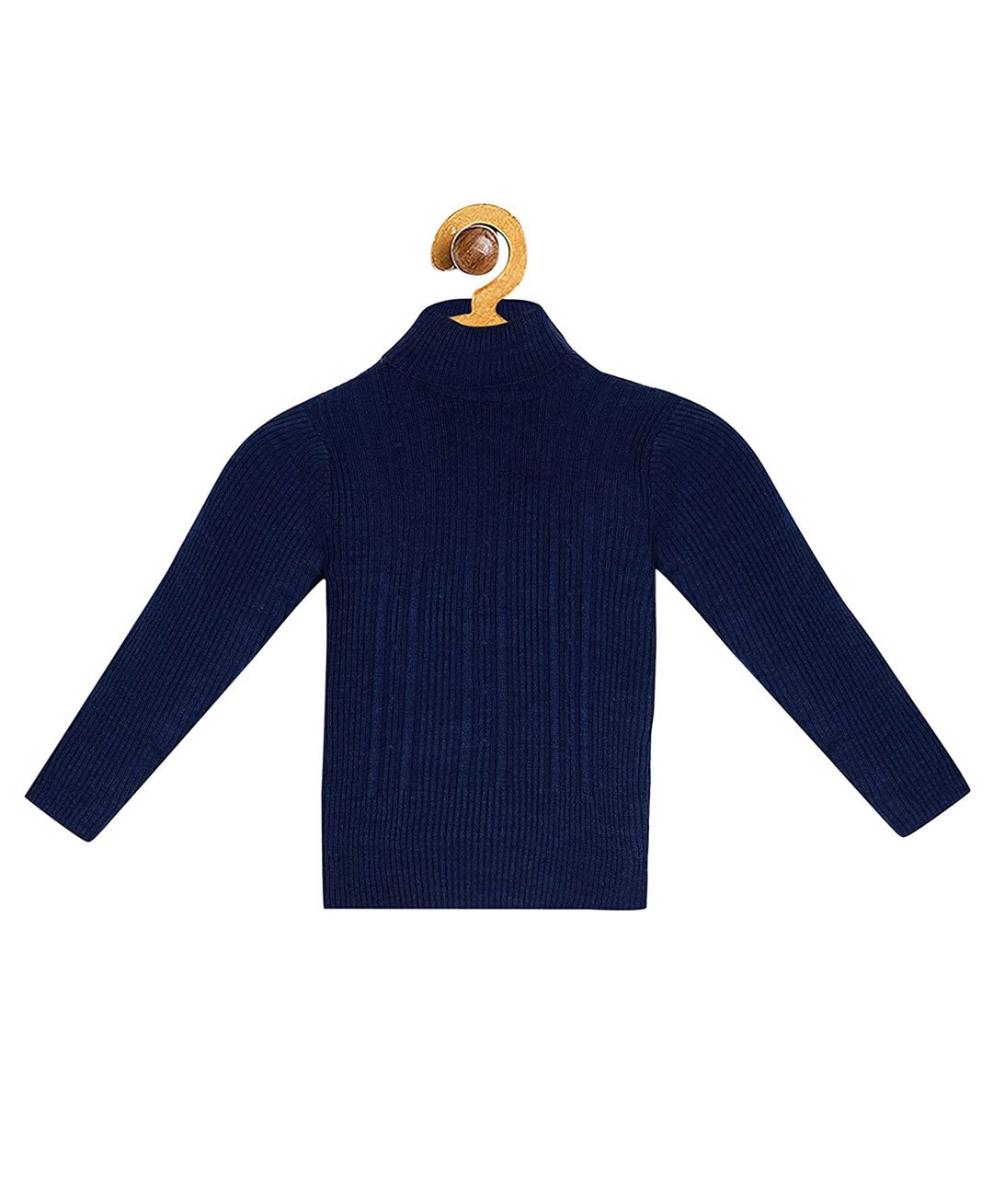 KNITCO Full Sleeves Cable Knit Unisex Skivi Sweater - Navy Blue-picture-16