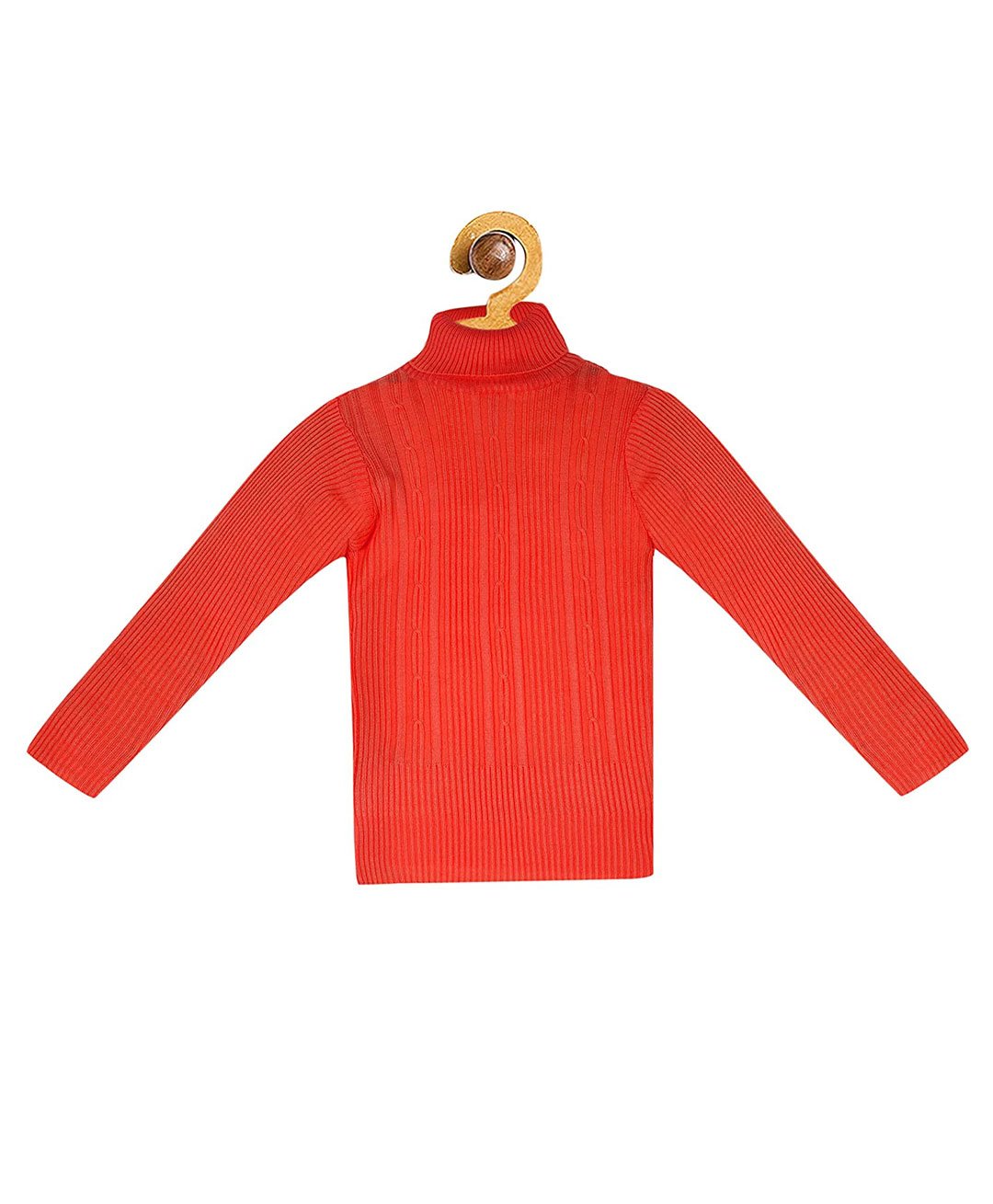 KNITCO Full Sleeves Cable Knit Unisex Skivi Sweater - Red-picture-13