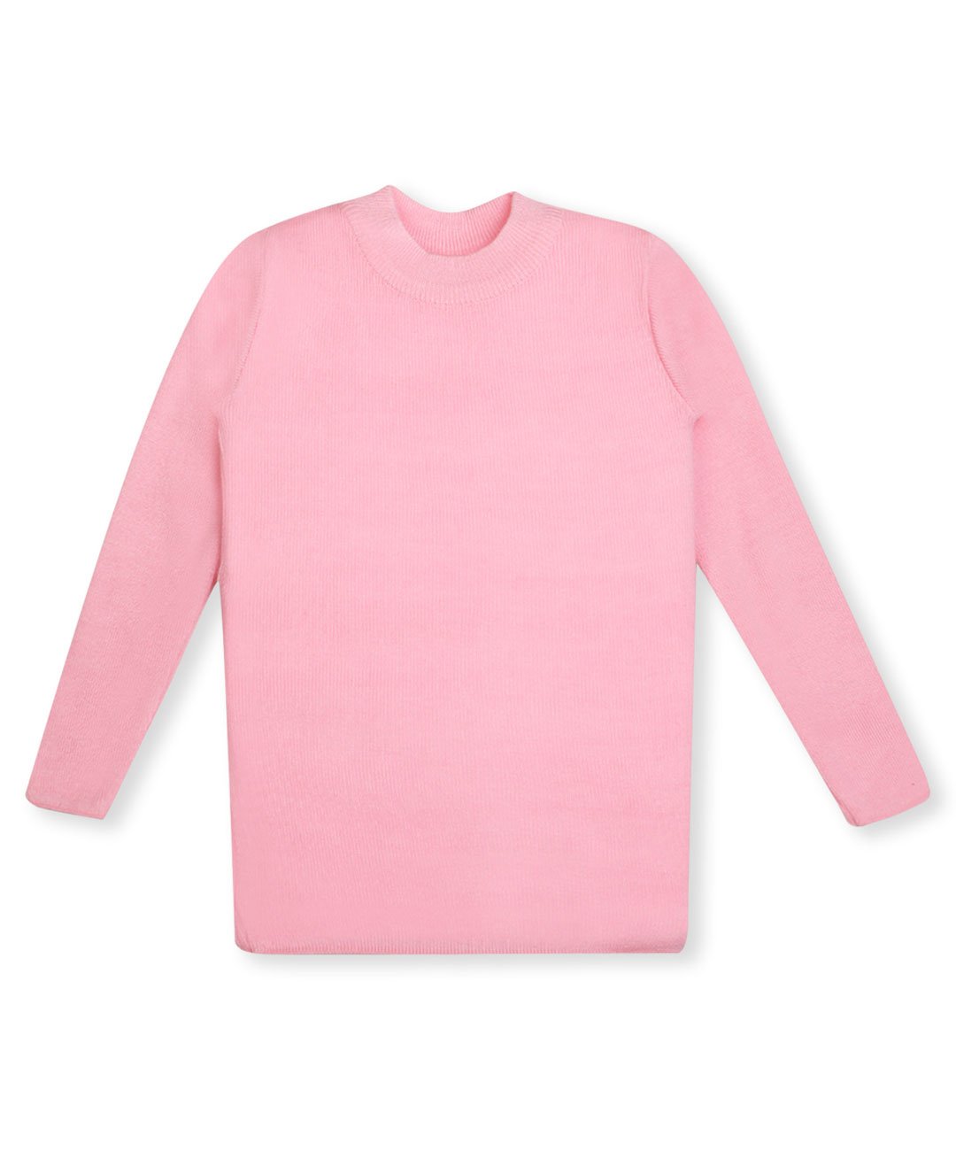 KNITCO Unisex Full Sleeves Solid Pullover Sweater - Pink-picture-26