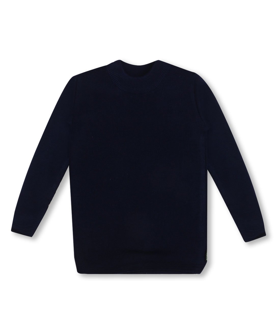 KNITCO Unisex Full Sleeves Solid Pullover Sweater - Navy Blue-picture-23