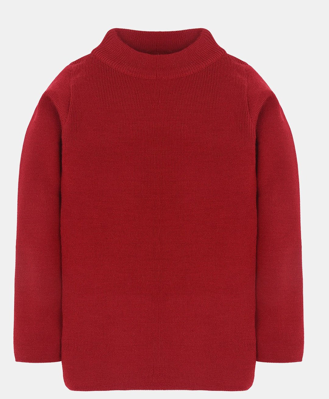 KNITCO Unisex Full Sleeves Solid Pullover Sweater - Maroon-picture-18