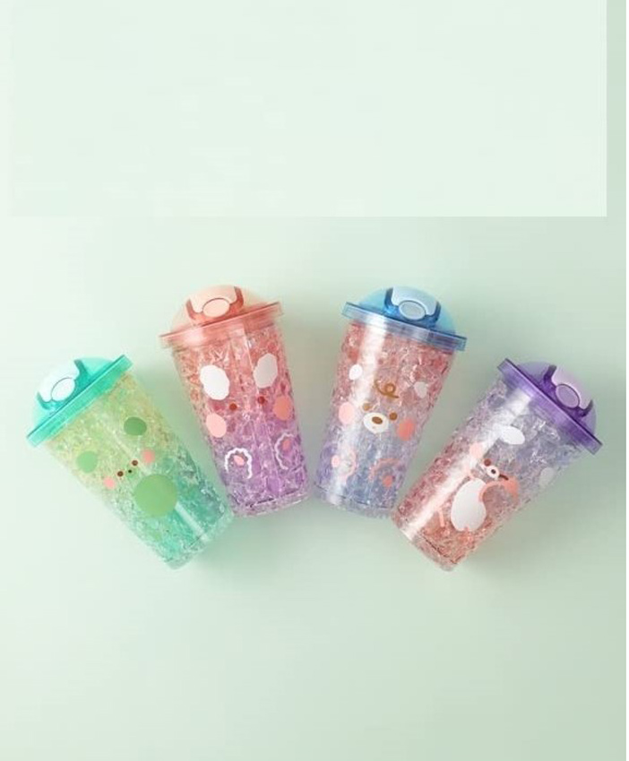 YAMAMA Double Wall Heavy Sipper Water Bottle 450 ml (Color May Vary)-image-37