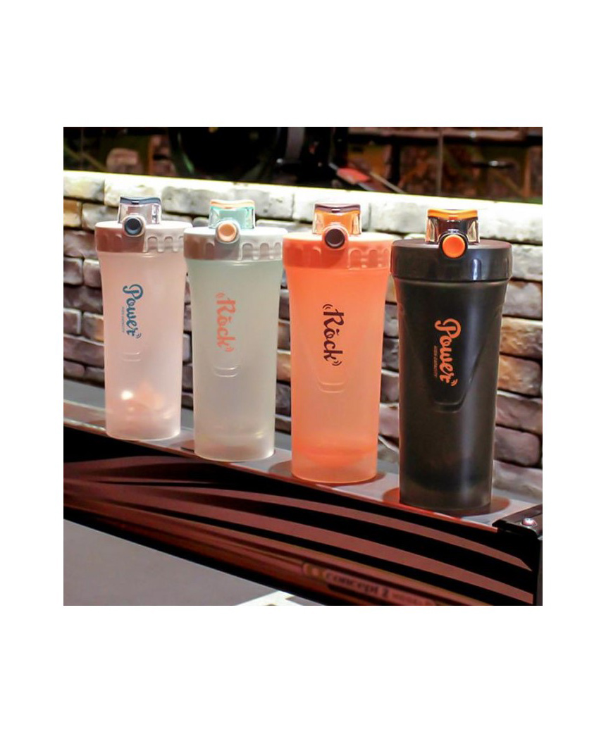 YAMAMA Anti Leak Spill Proof Sports Shaker Sipper Bottle with Blender Ball 700 ml (Color May Vary)-image-48