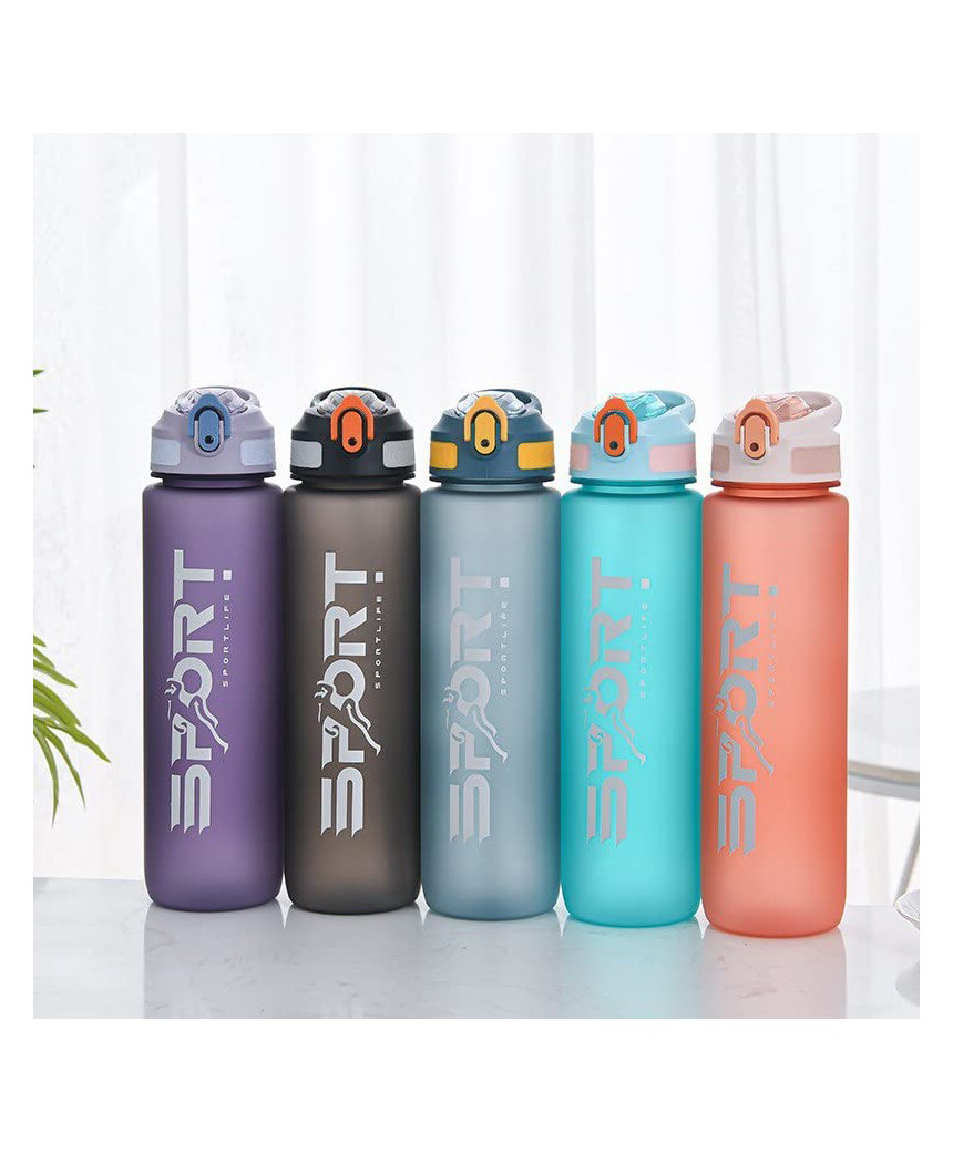 YAMAMA Sports Water Bottle 1000 ml (Color May Vary)-image-4