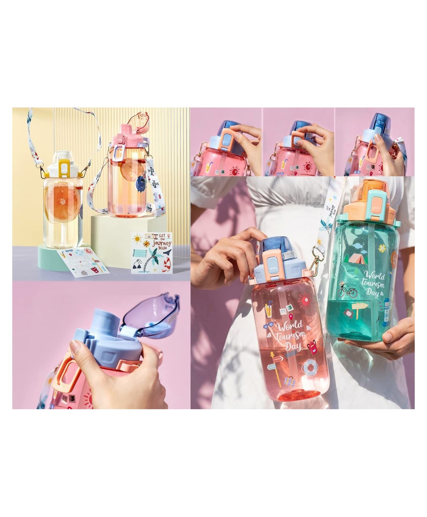 YAMAMA Shaker Bottle - 1200 ml (Color May Vary)-image-46