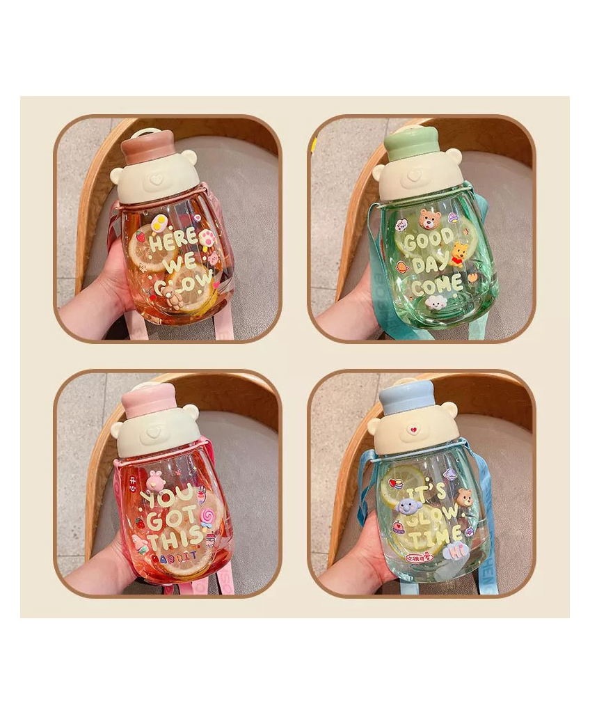 YAMAMA Cute Design Sipper Bottle - 1300 ml (Color May Vary)-image-0