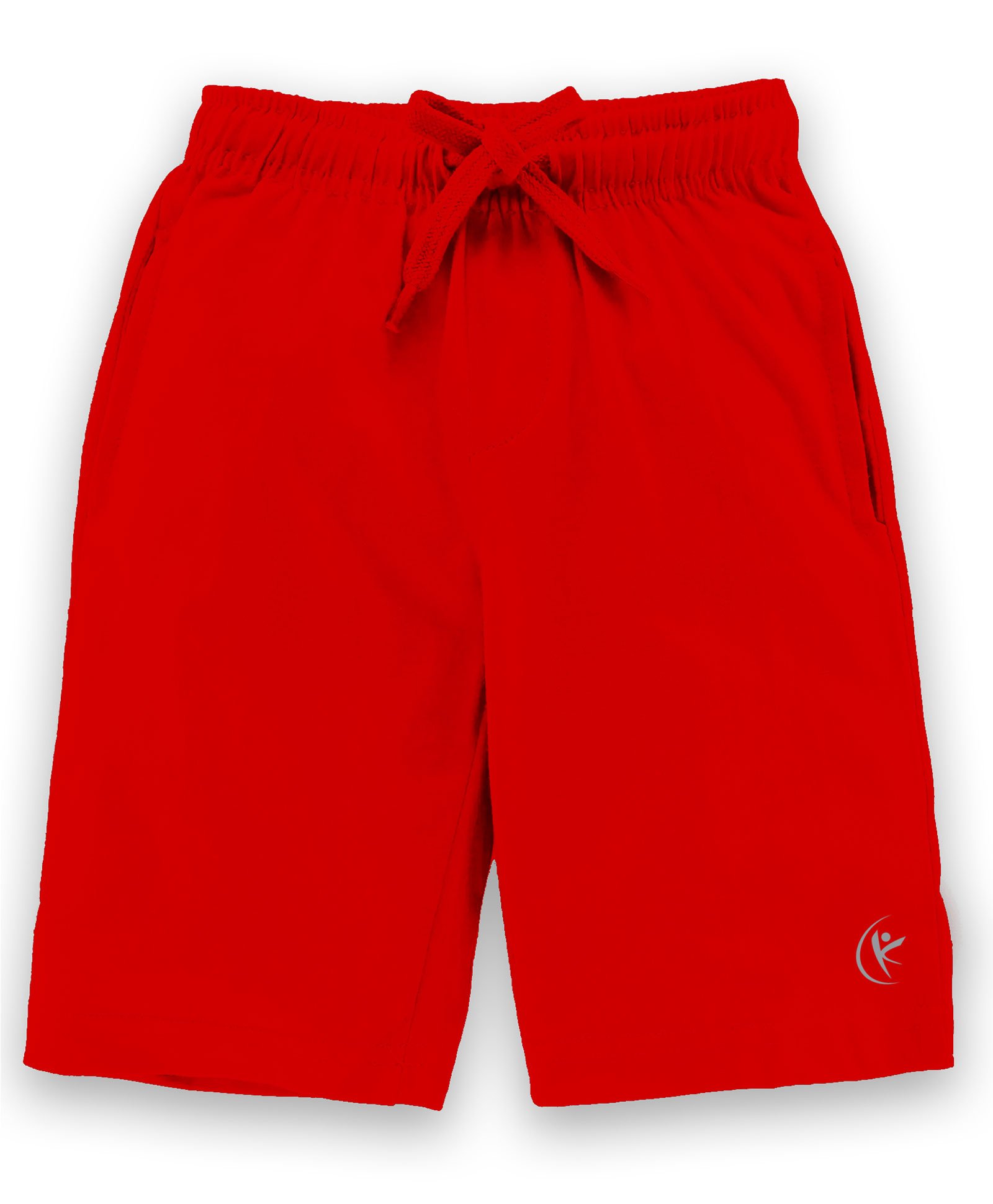 Kiddopanti Placement Printed Knee Length Shorts - Red-picture-30