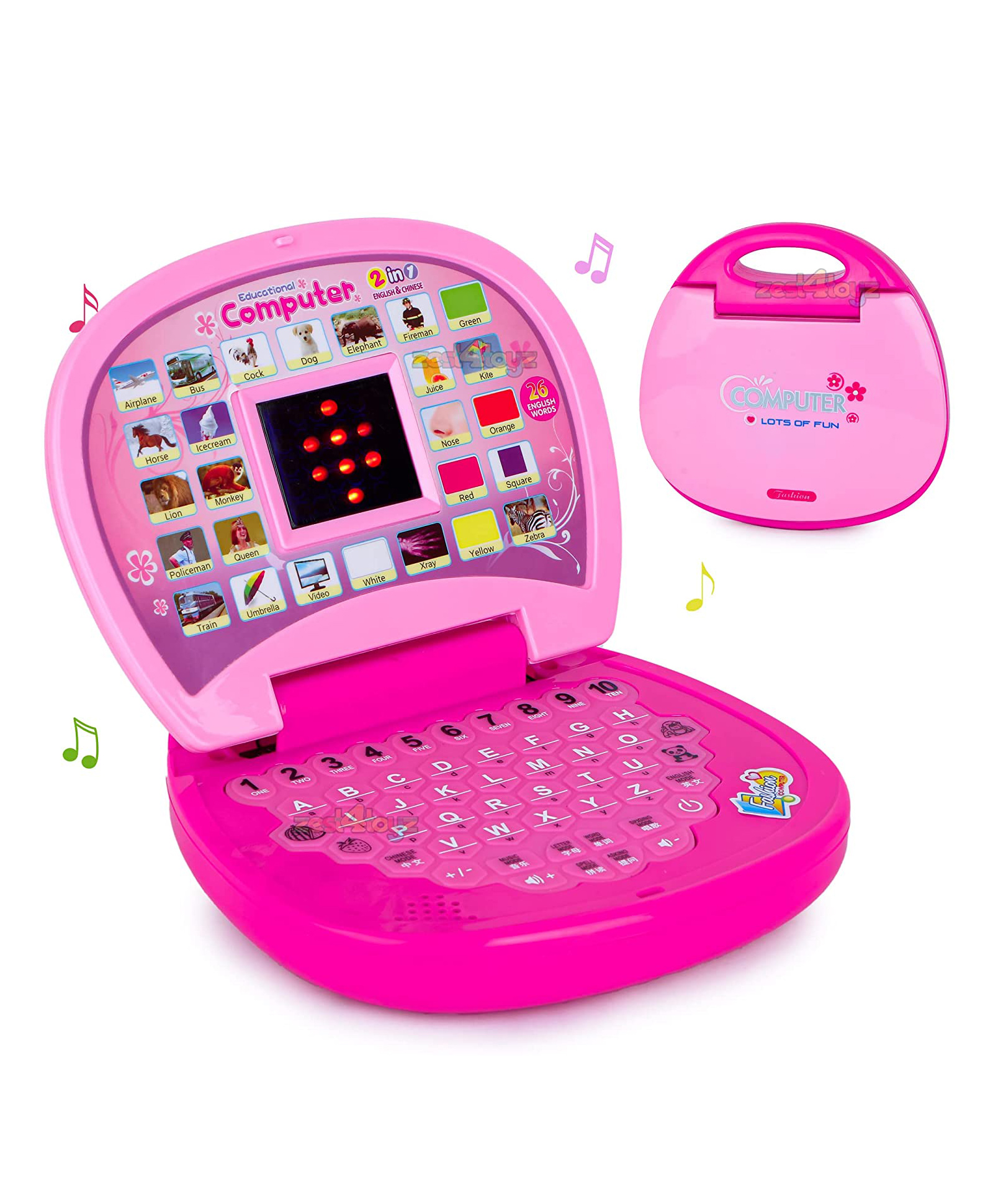 Planet of Toys Educational Mini Laptop Learning Alphabet and Numbers with  LED Display and Music (Color May Vary) Online India, Buy Educational Games  for (3-6 Years) at FirstCry.com - 12674489