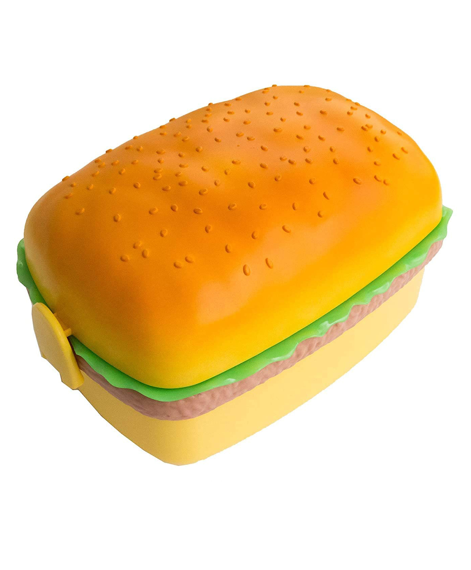 New Pinch Burger Rectangular  Shape Lunch Box -  (Color May Vary)-picture-22