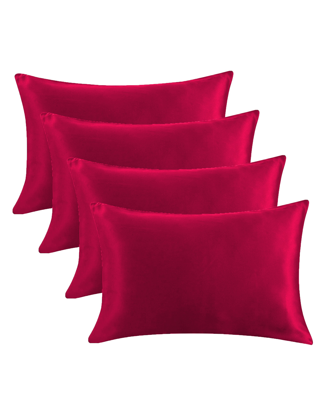 Angel Mommy Superb Bouncing & Jumping Microfiber Pillow Set Of 4 Small - Dark Pink-image-2
