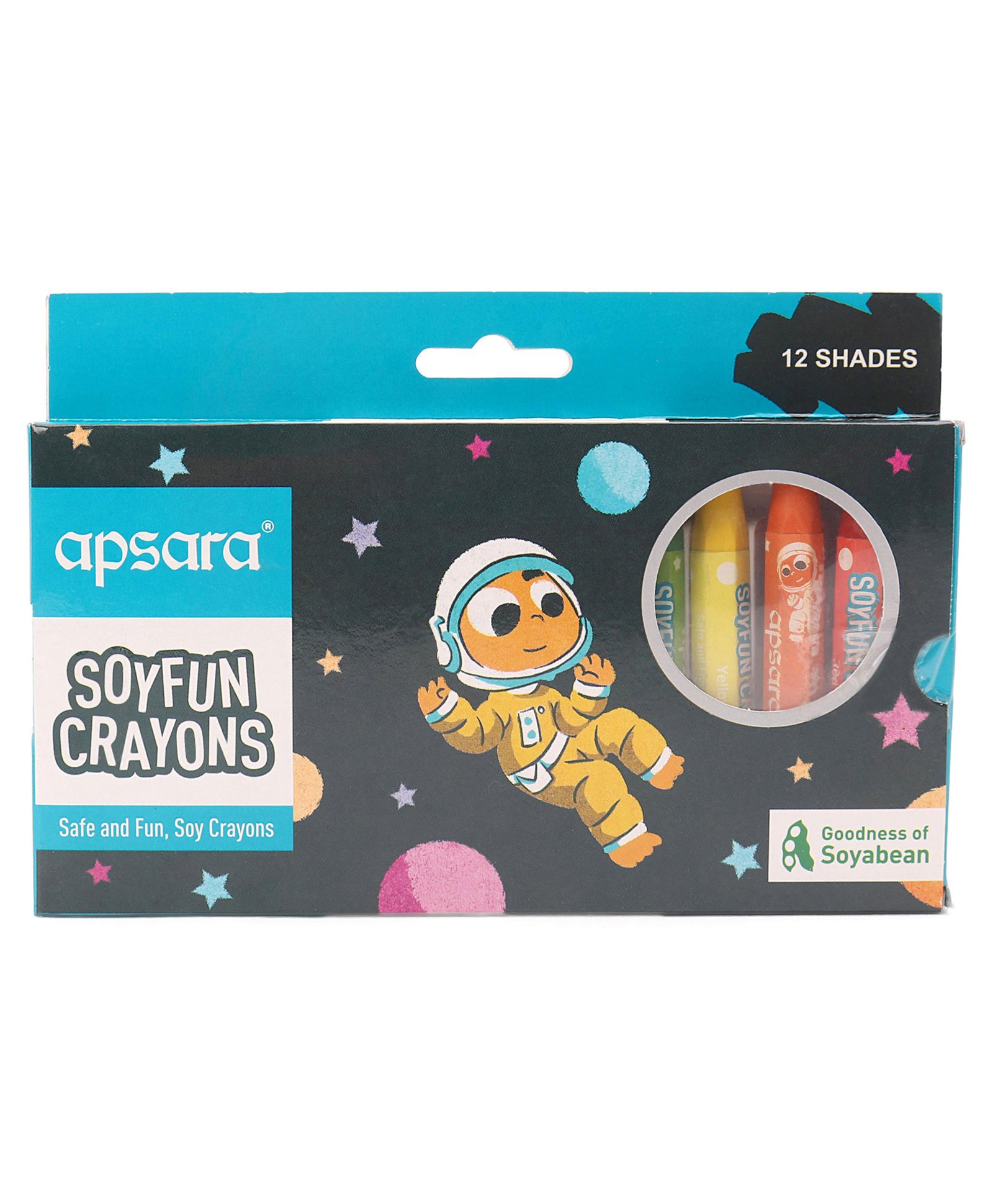 Apsara Soyfun Crayons 12 Crayons - Multicolour-picture-30