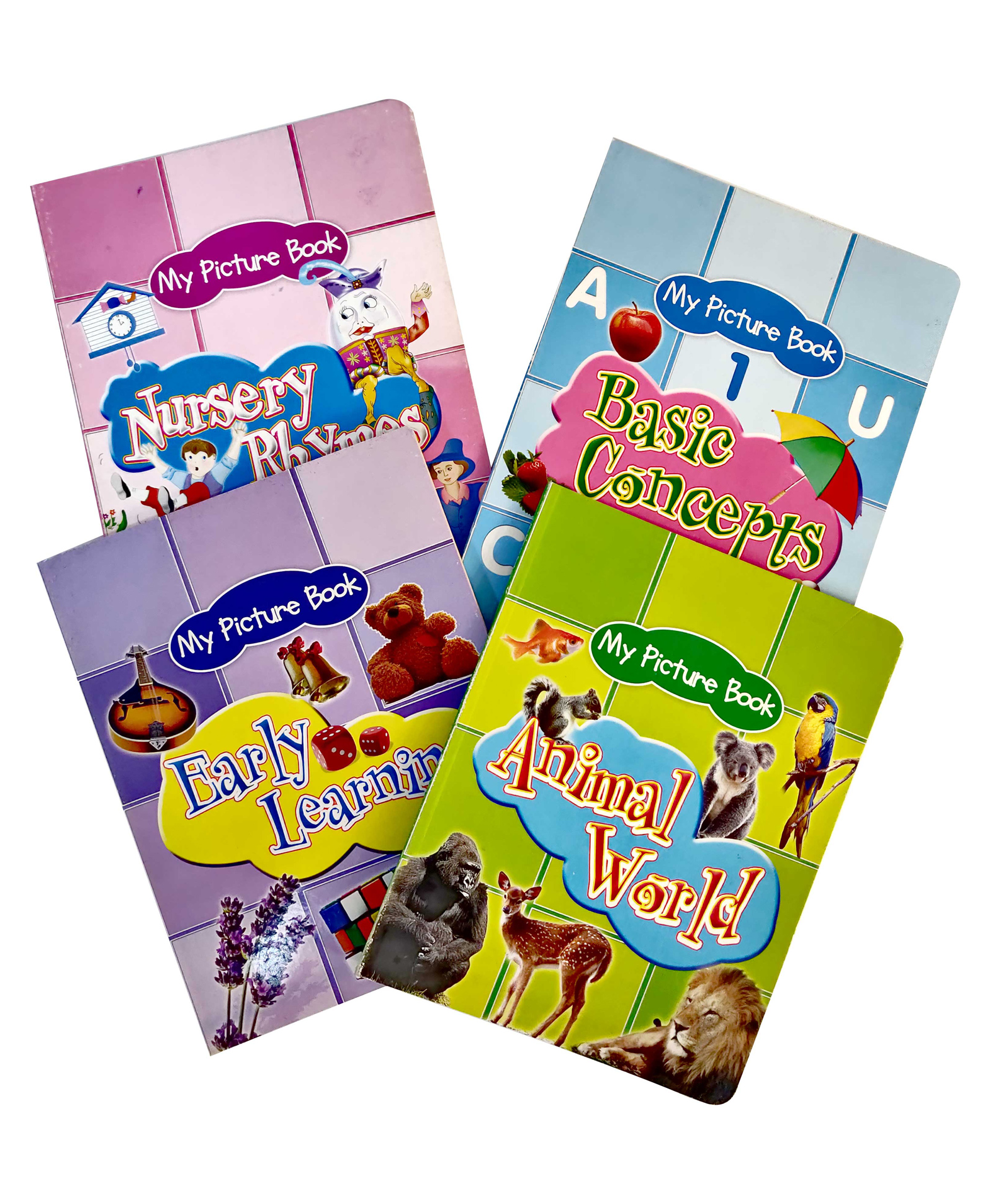 Sterling My Picture Book Basic Concepts, Nursery Rhymes, Animal World &  Early Learning Set of 4 - English Online in India, Buy at Best Price from   - 12689866