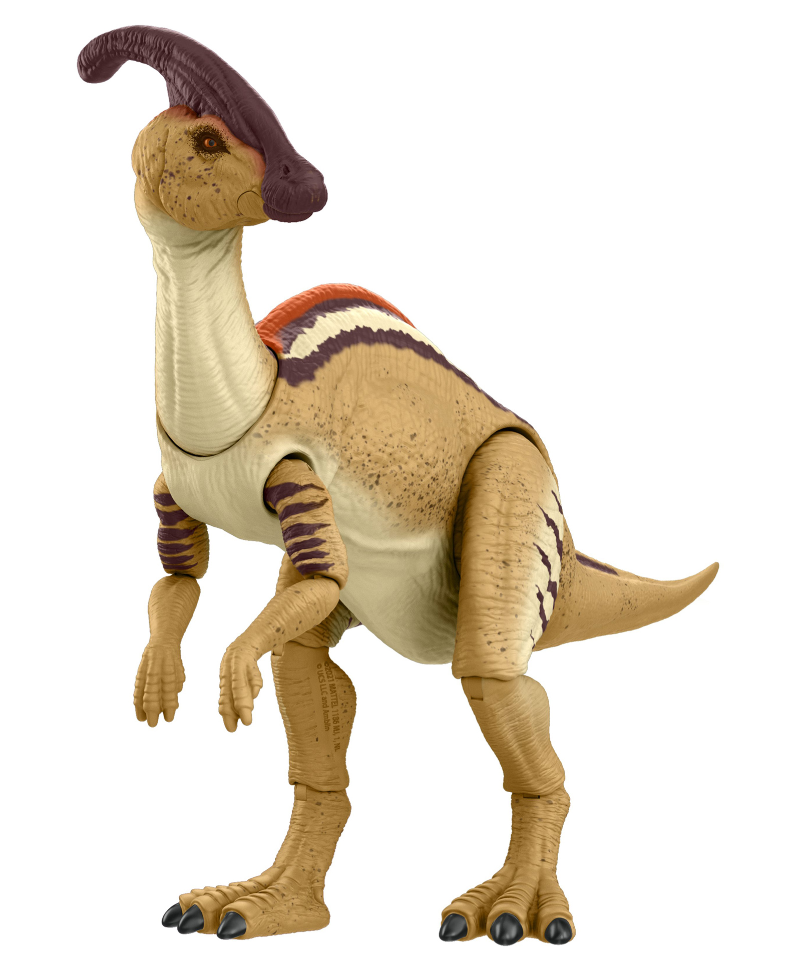 Jurassic World The Lost World Hammond Collection Parasaurolophus Dinosaur Action Figure Brown - Length 7.62 cm-image-1