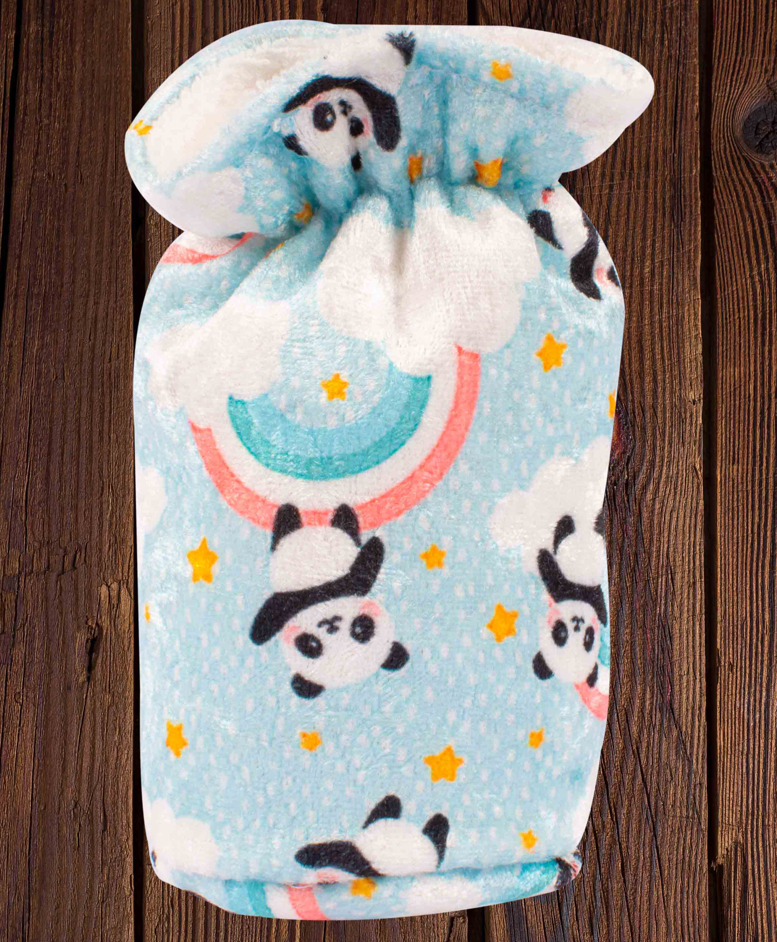 Mittenbooty Baby Bottle Cover Small Panda Print-Blue-image-43