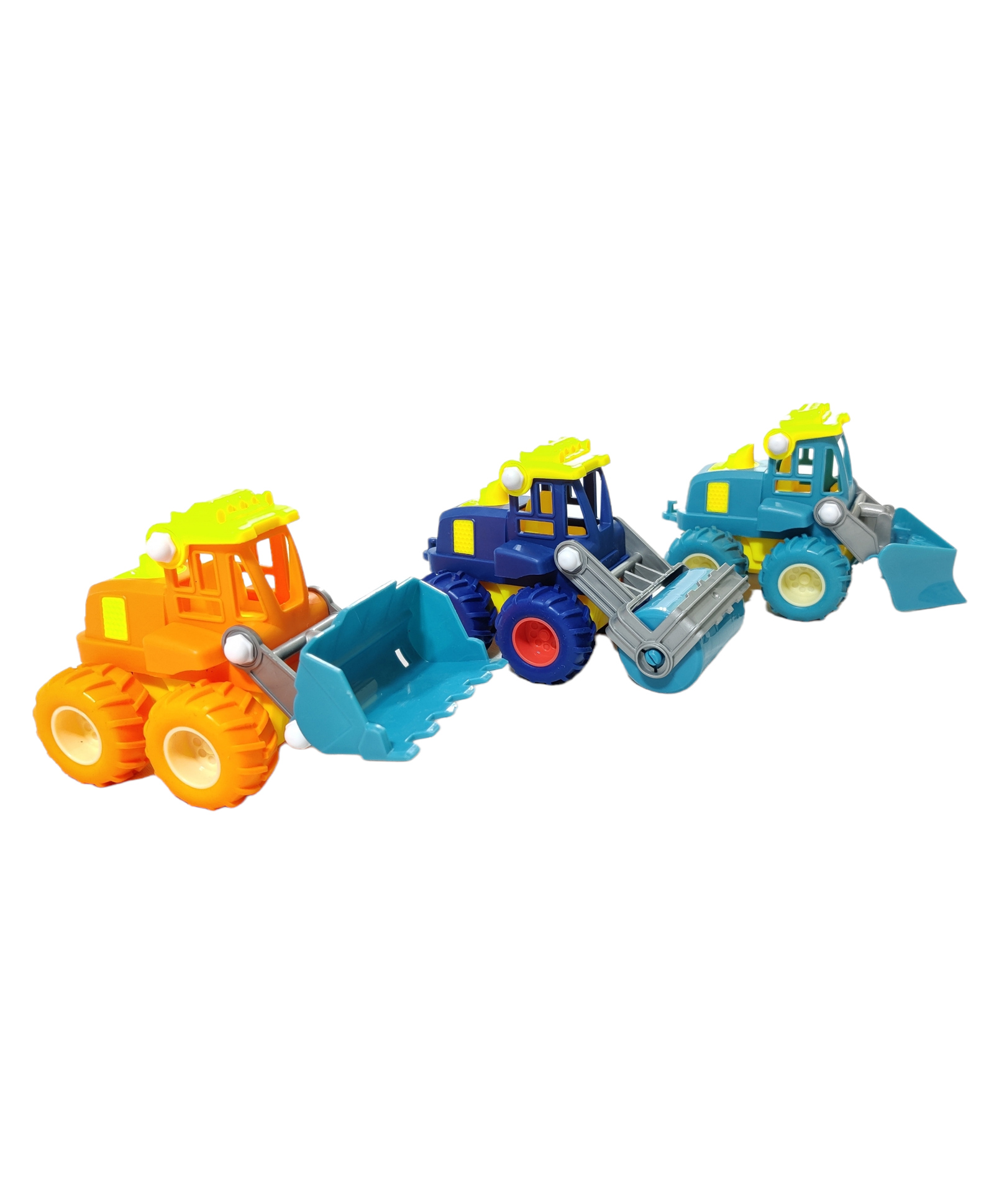 PLUSPOINT Construction Vehicles Play Toy Trucks Pack of 3 - Multicolor-picture-22