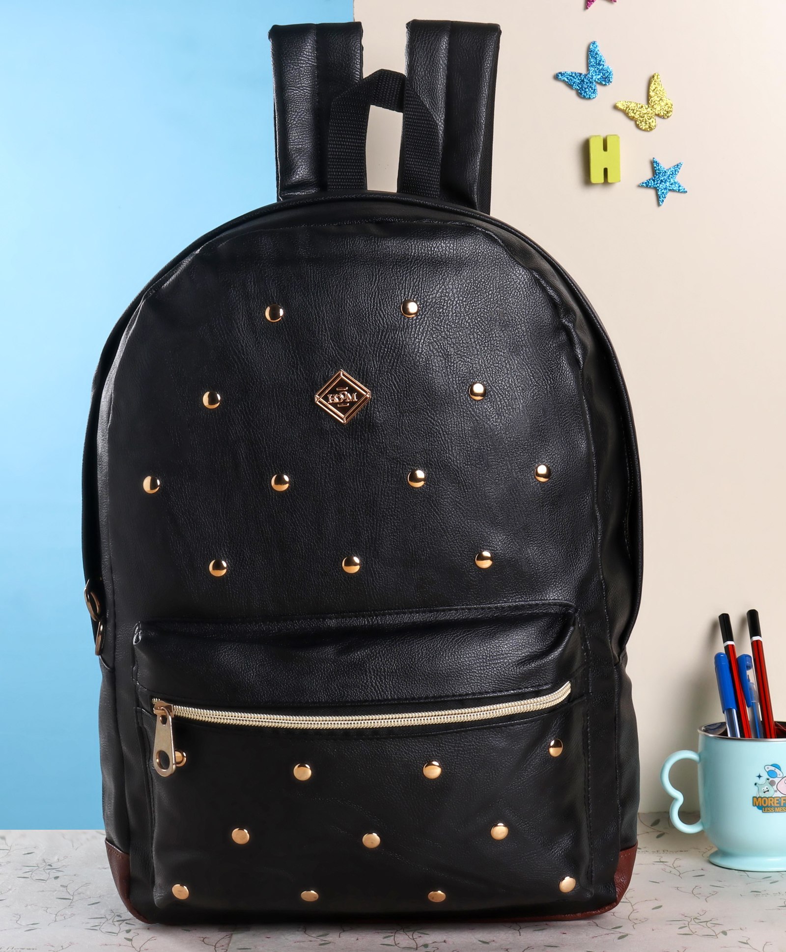 HOOM School Back Pack Black - 12 Inches-picture-16
