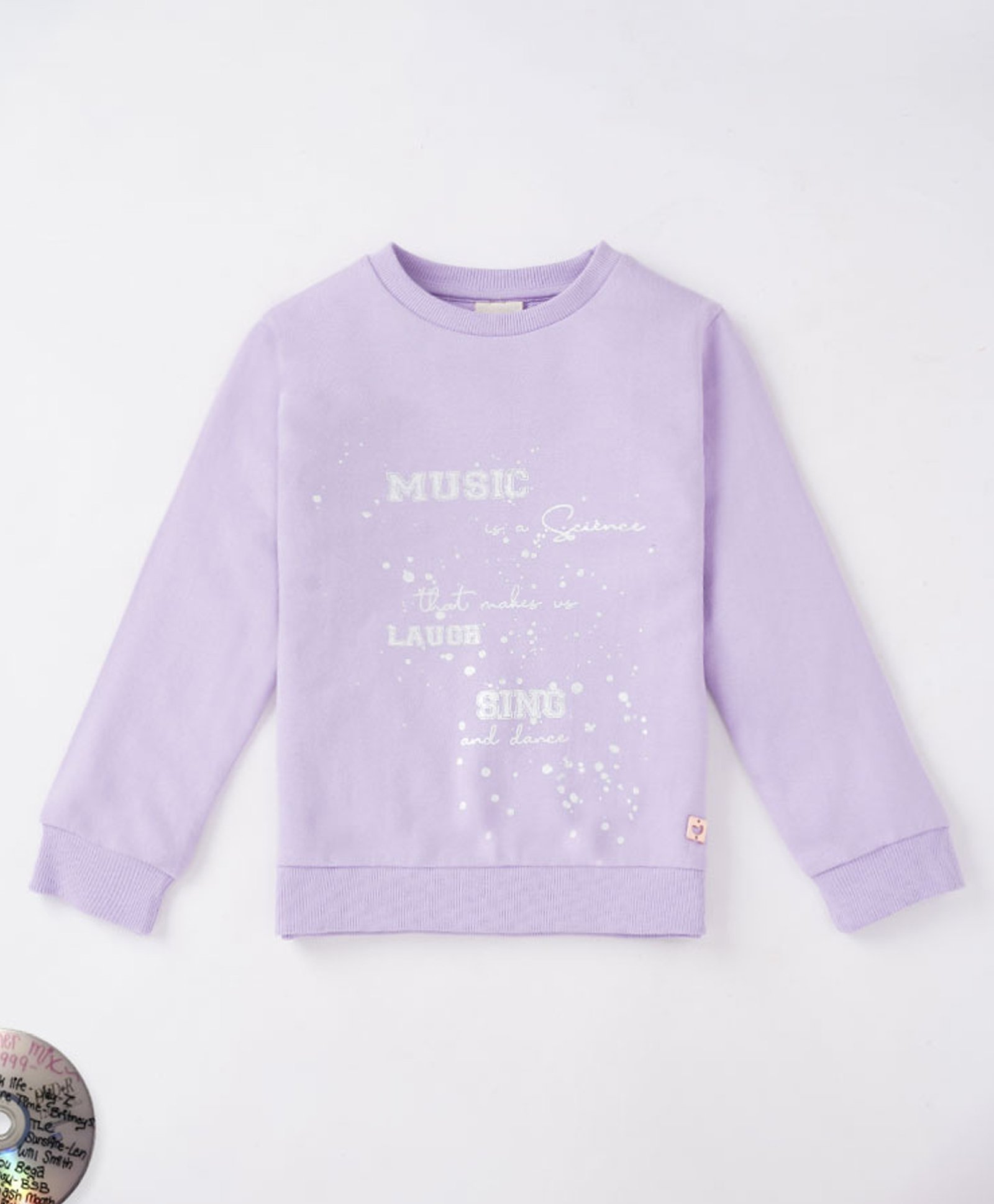 Ed-a-Mamma Cotton Full Sleeves Sweatshirt Text Print - Purple-picture-29