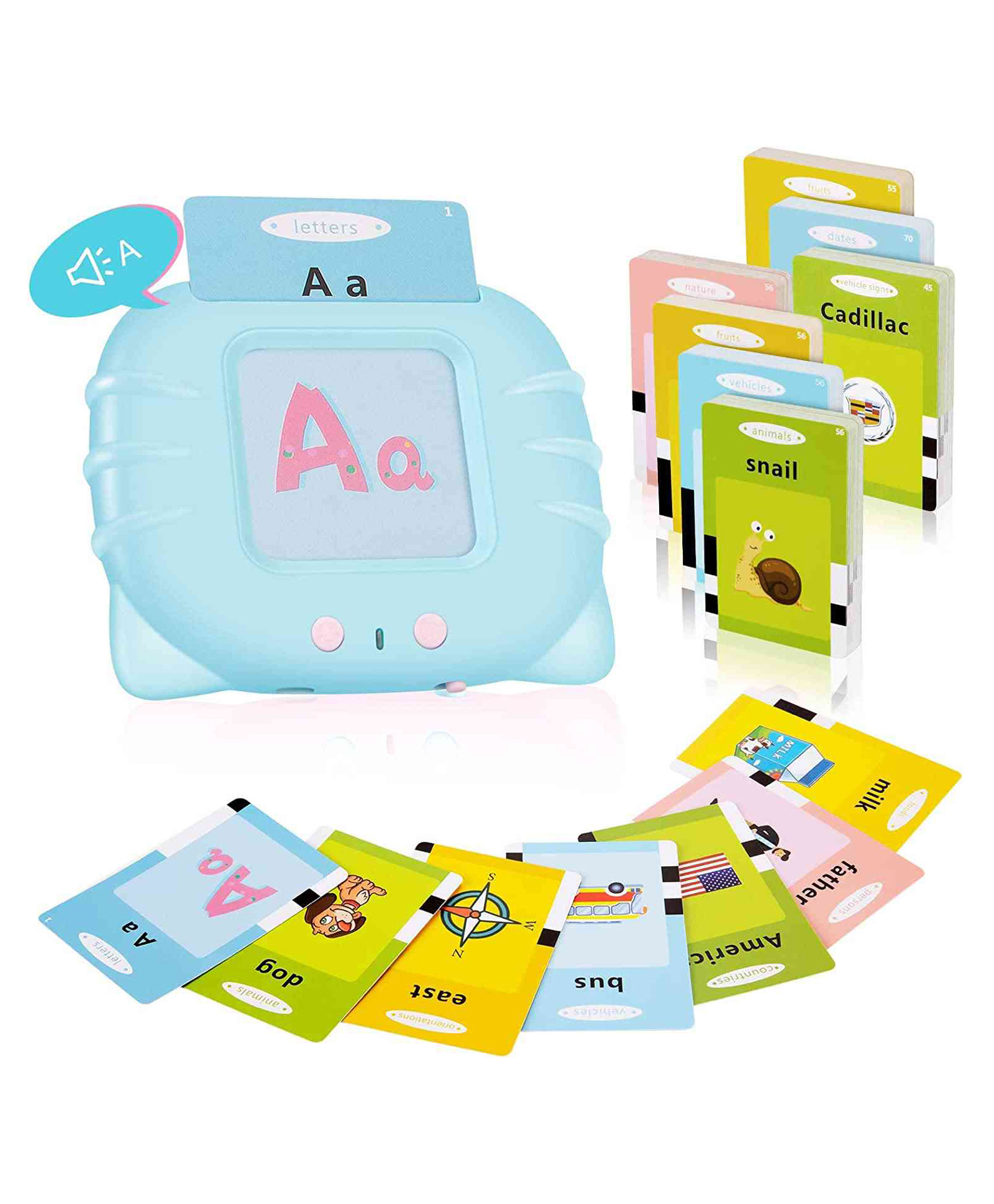 Sanjary Flashcard Learning Toys (Colour May Vary)-image-15