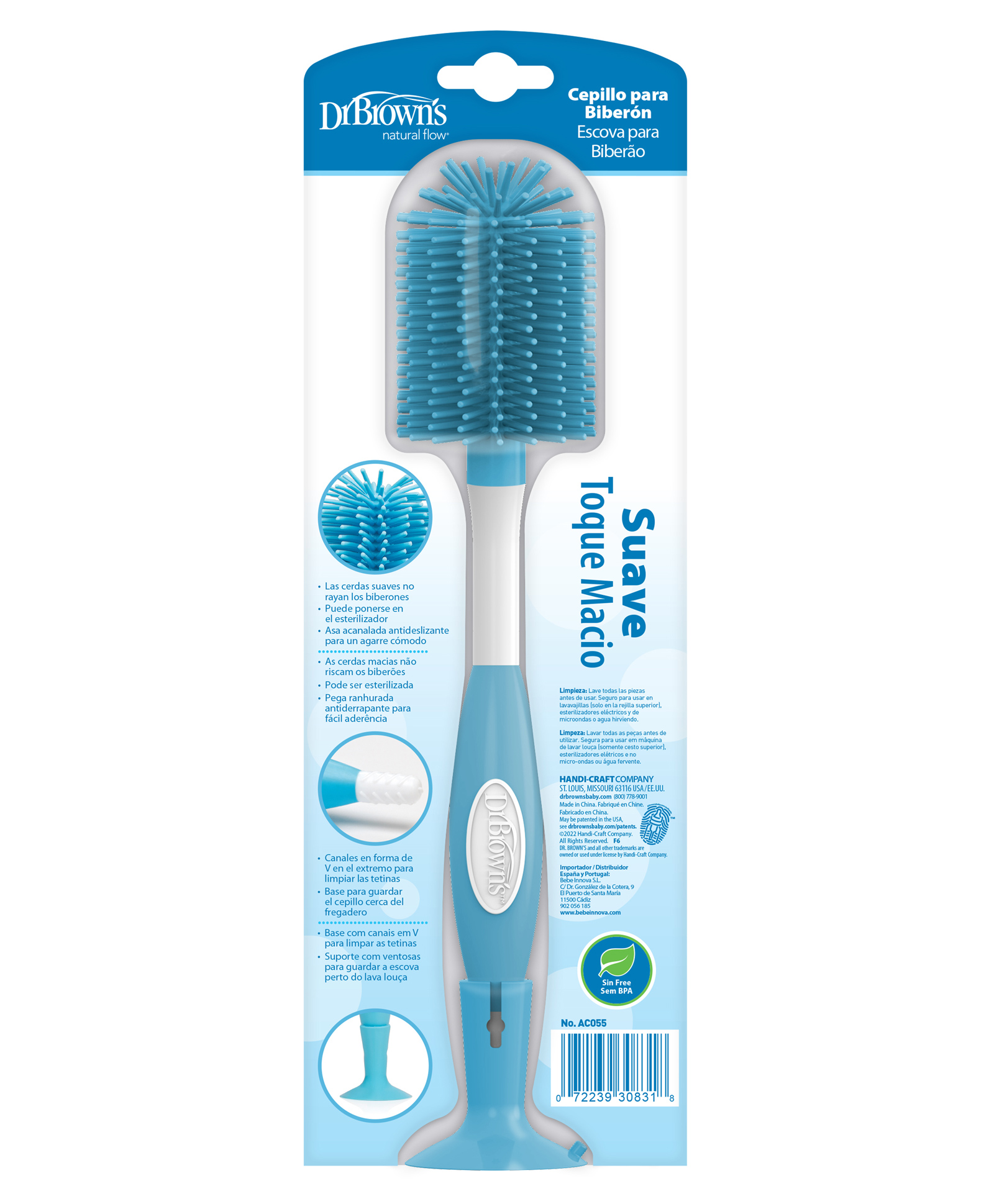 dr. brown's Dr. Browns Soft Touch Bottle Brush - Blue-picture-23
