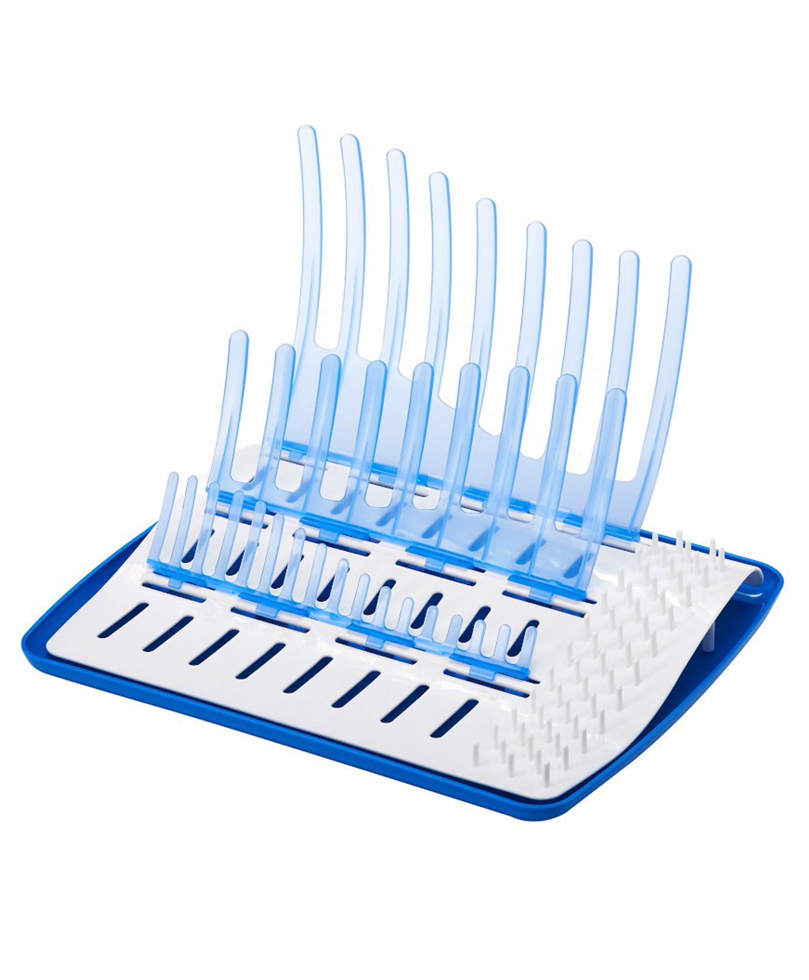 dr. brown's Dr. Brown Folding Drying Rack for Bottle - Blue-picture-1