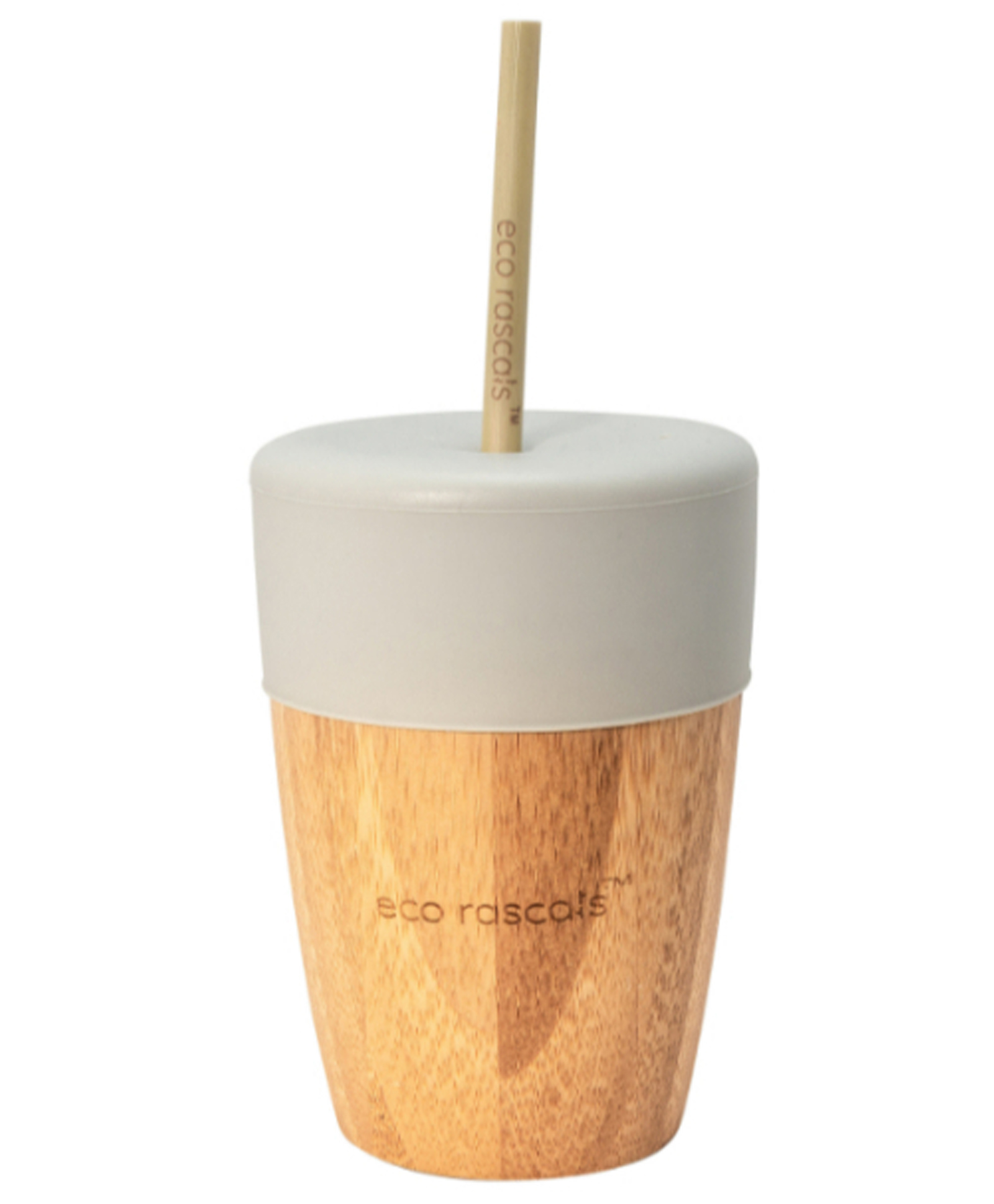 eco rascals Bamboo Big Cup (Grey) -  210 ml-image-0