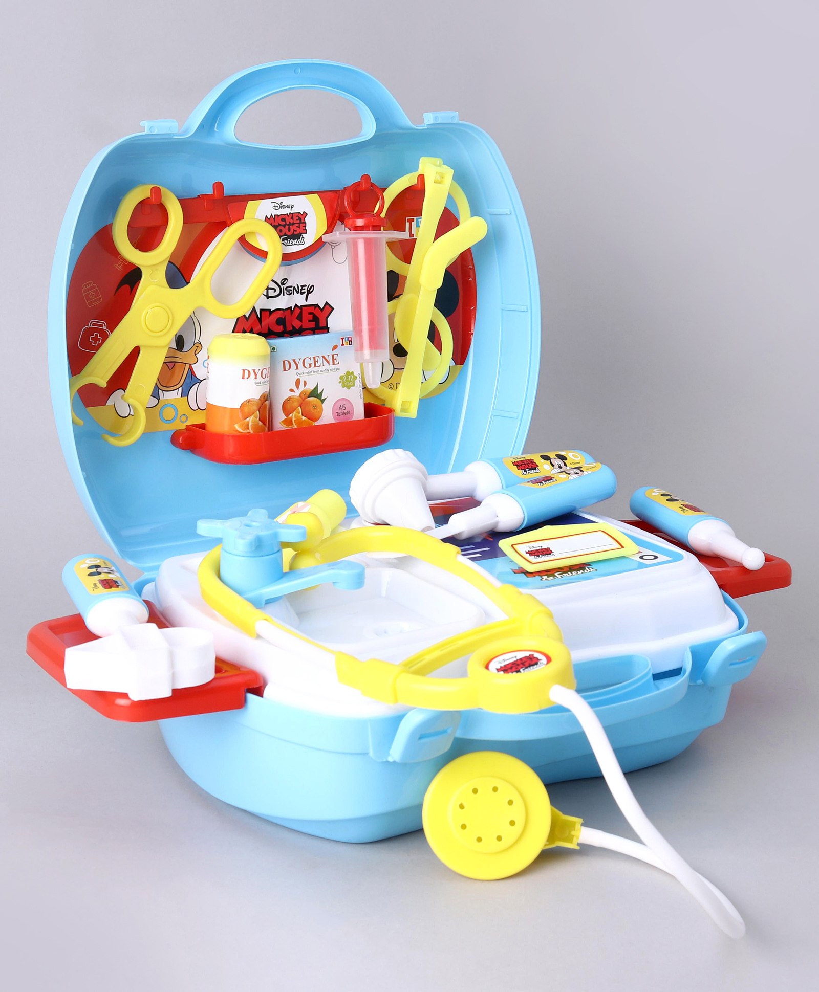 Mickey Mouse Doctor On Call Set in Suit Case 21 Pieces (Color May Vary)-image-36