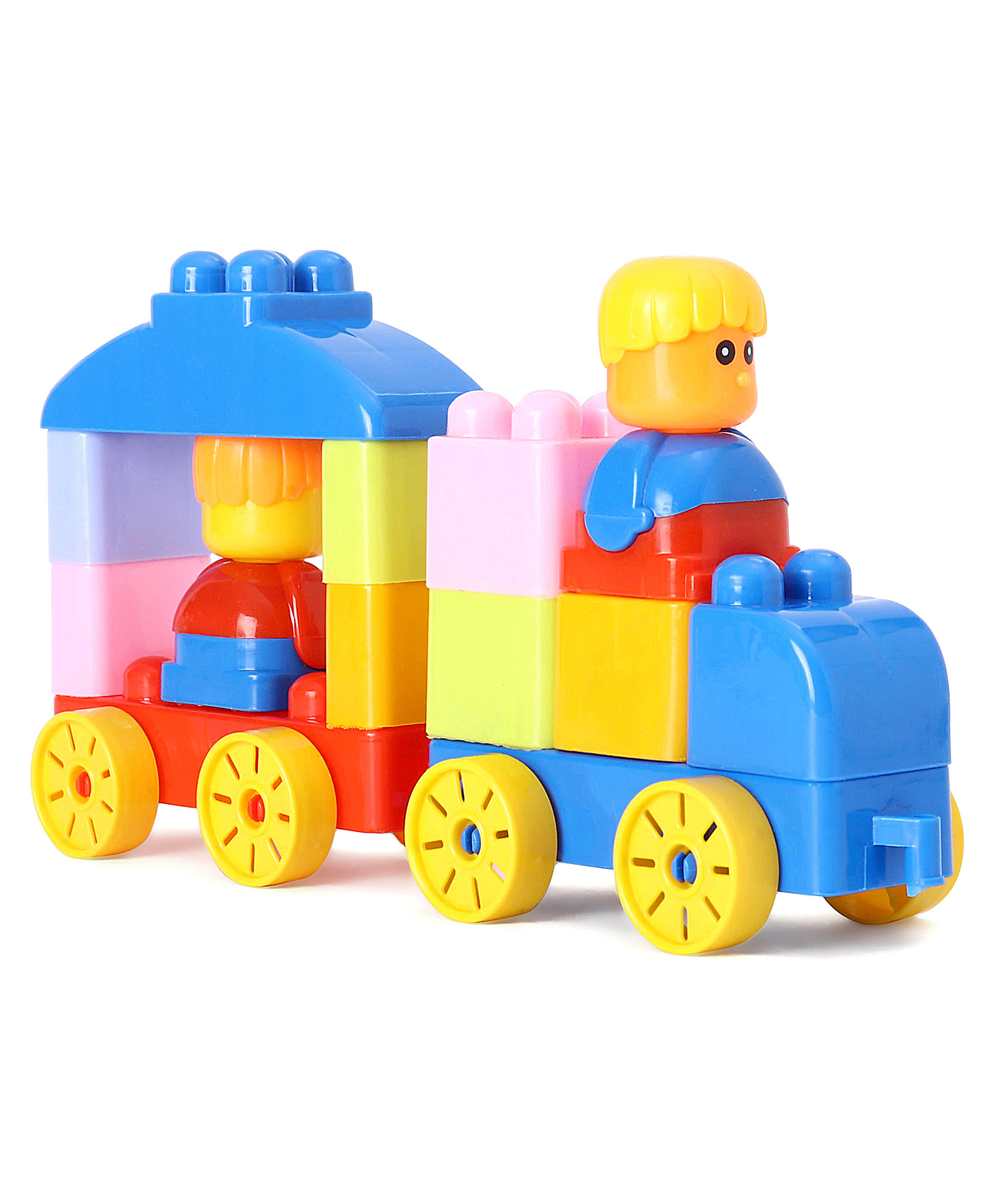 Ekta First Builders Building Blocks Game Multicolor - 50 Pieces-picture-9