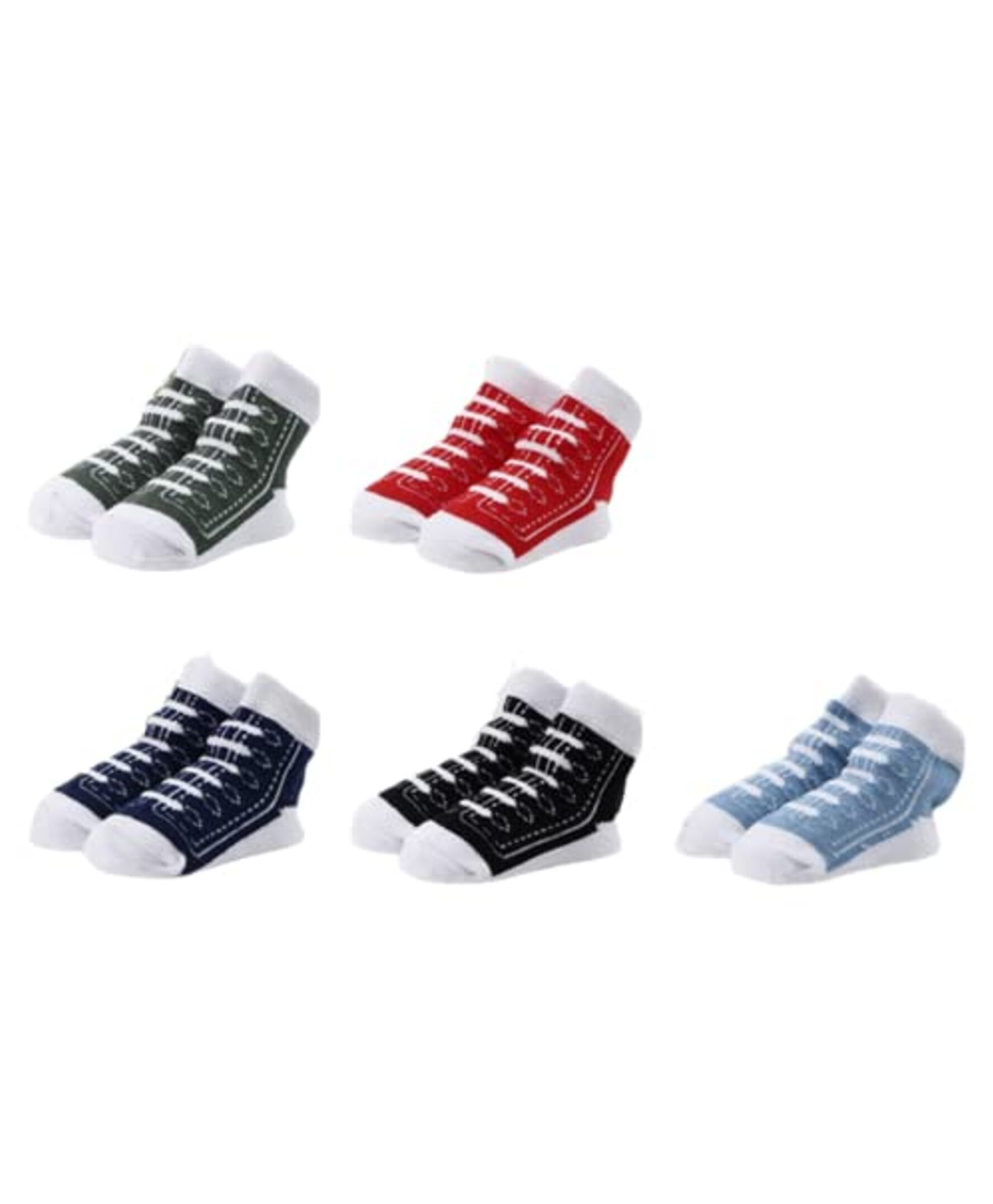 MOMISY Regular Length Shoe Like Socks Pack of 5 - Multicolour-image-12