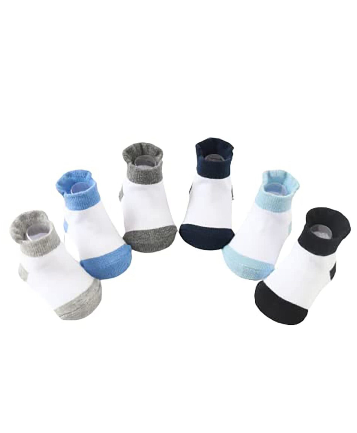 MOMISY Regular Length Socks Pack of 6 Dotted - Multicolour-image-16