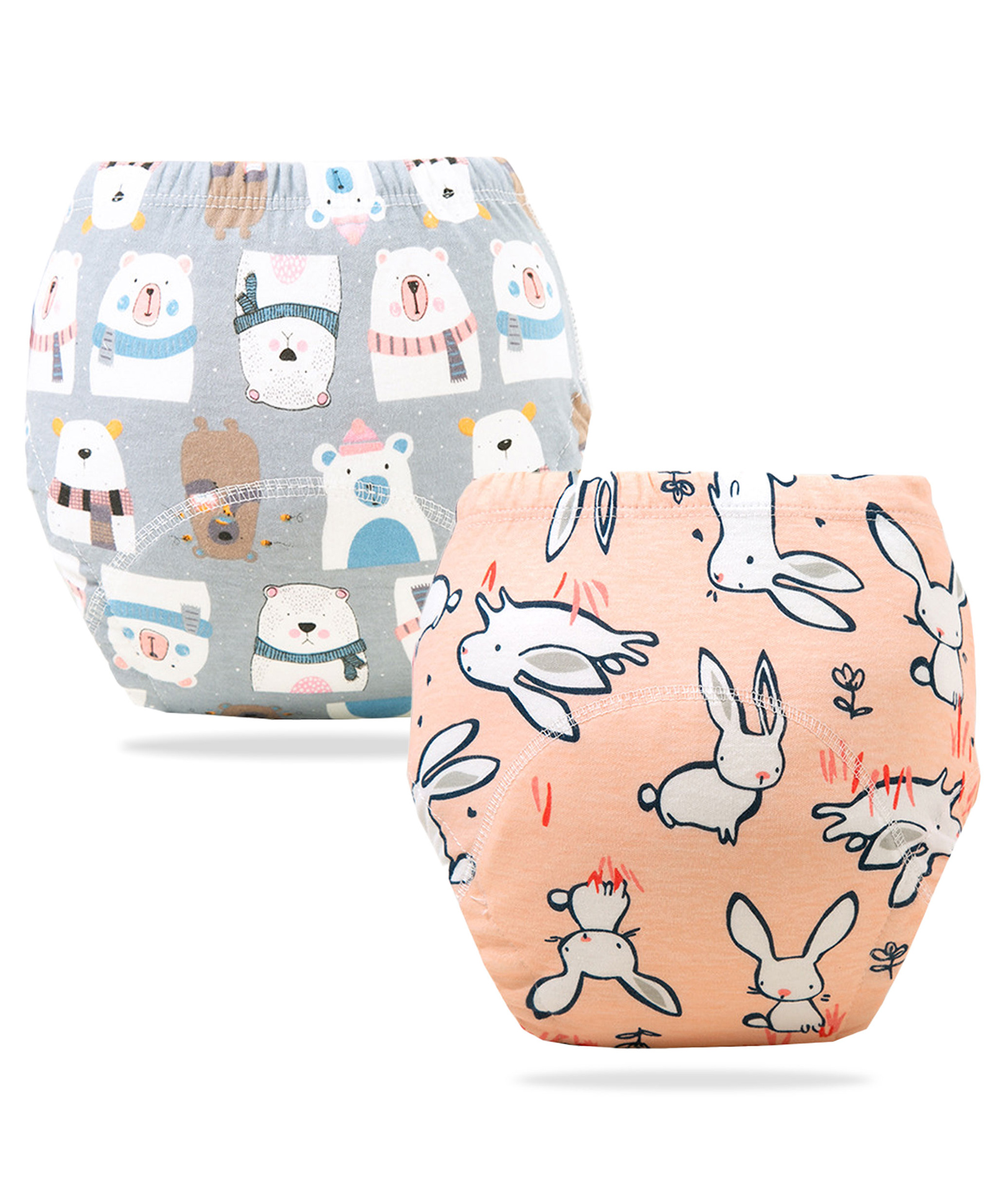 Bembika Babies Cotton Potty Training Pants Printed Design Pack 2  Large Size - Multicolor-picture-27