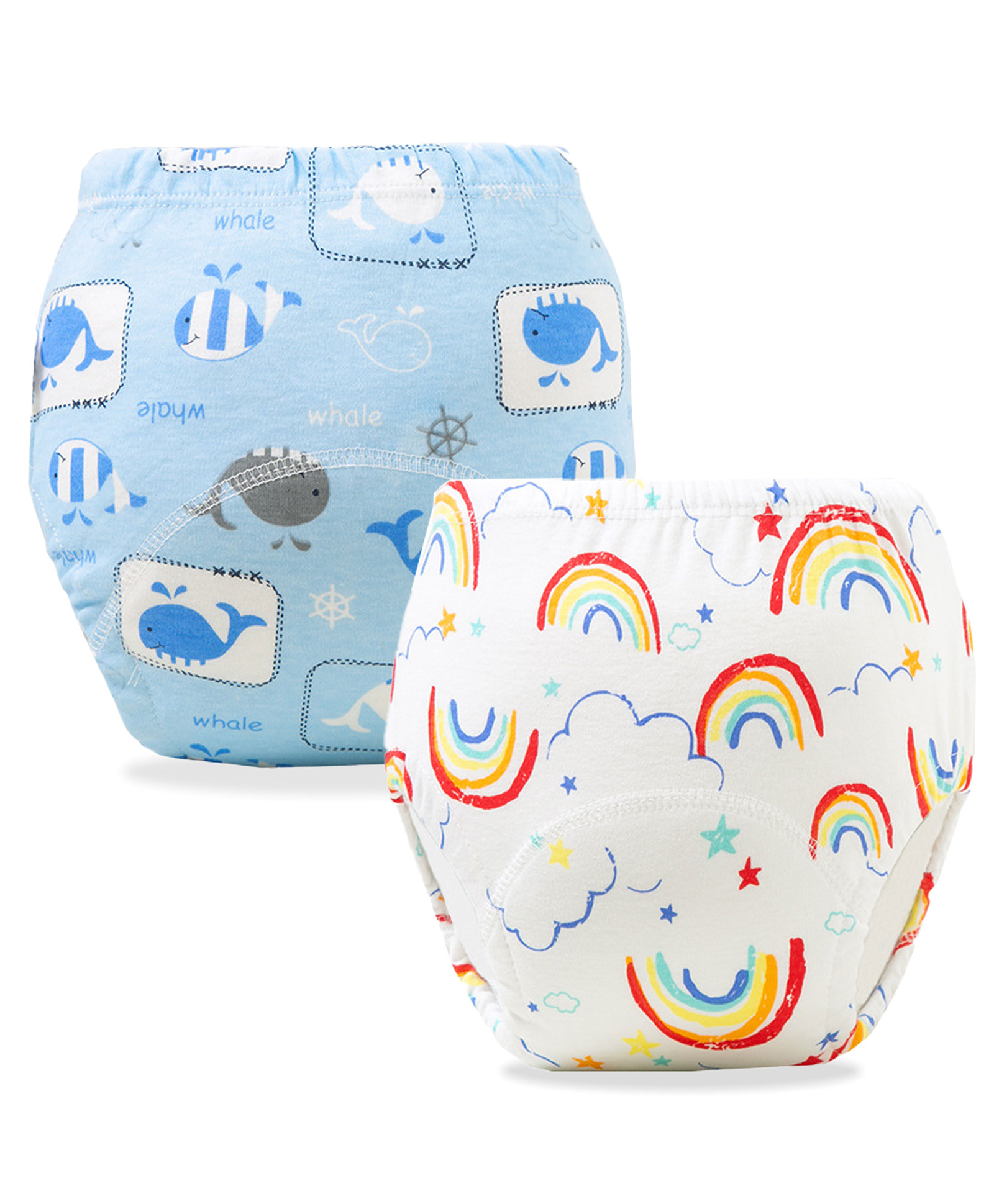 Bembika Babies Cotton Potty Training Pants, Printed Design Pack 2 Large Size - Multicolor-image-40