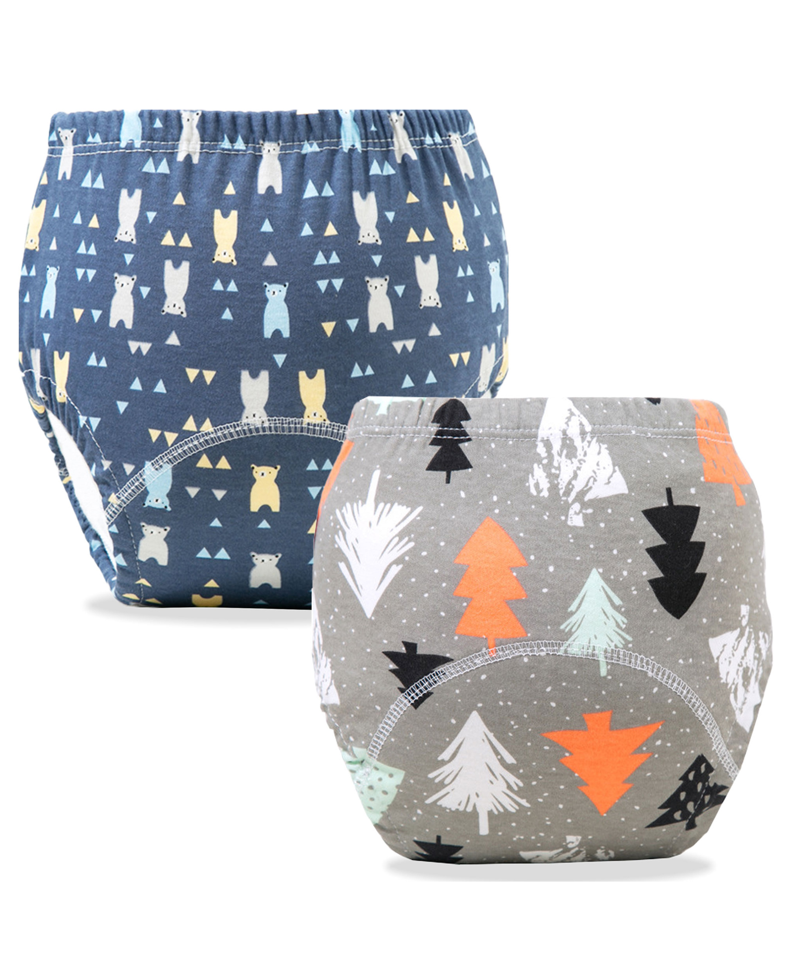 Bembika Babies Cotton Potty Training Pants, Printed Design Pack 2, Medium Size - Multicolor-picture-33