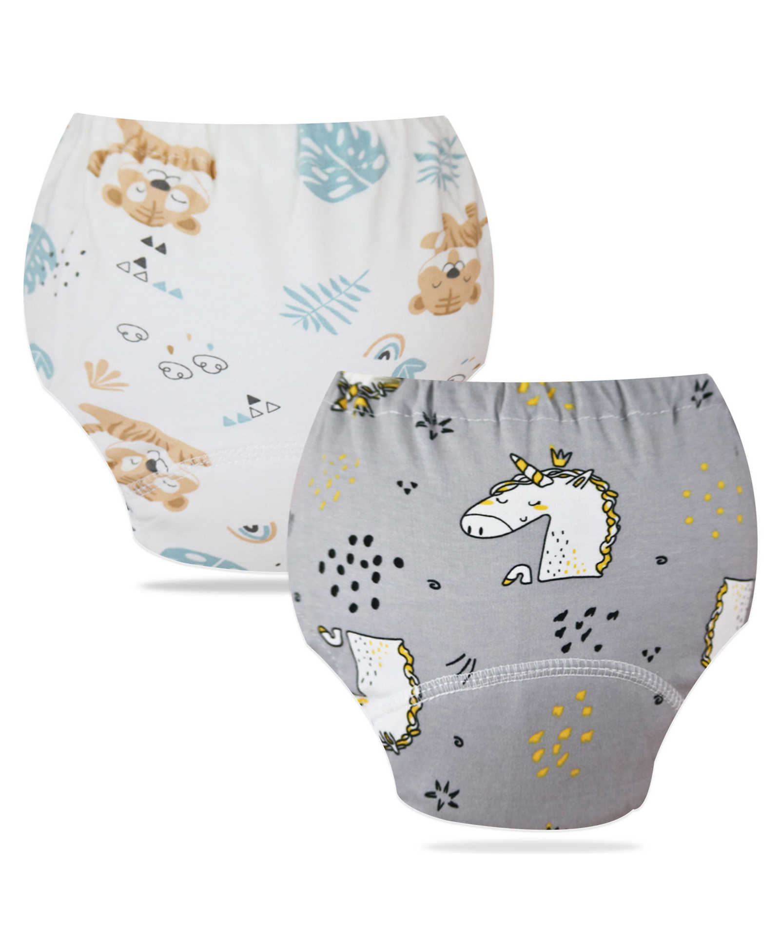 Bembika Babies Cotton Potty Training Pants Printed Design Pack 2 L Size - Multicolor-picture-22