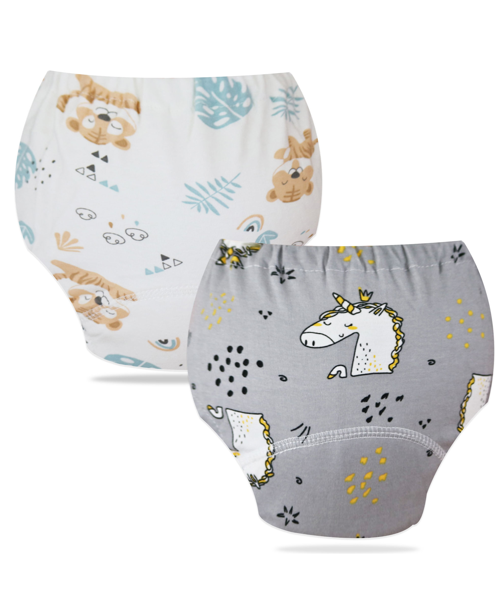 Bembika Babies Cotton Potty Training Pants Printed Design Pack 2 M Size - Multicolor-picture-29