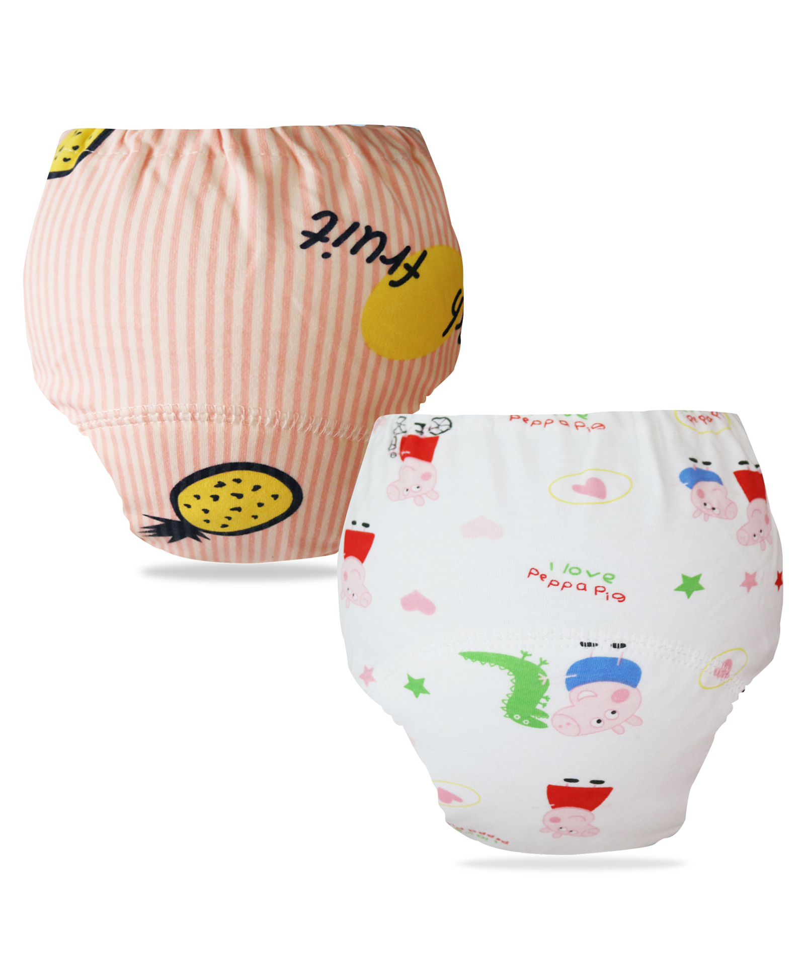 Bembika Babies Cotton Potty Training Pants Printed Design Pack 2 L Size - Multicolor-image-43