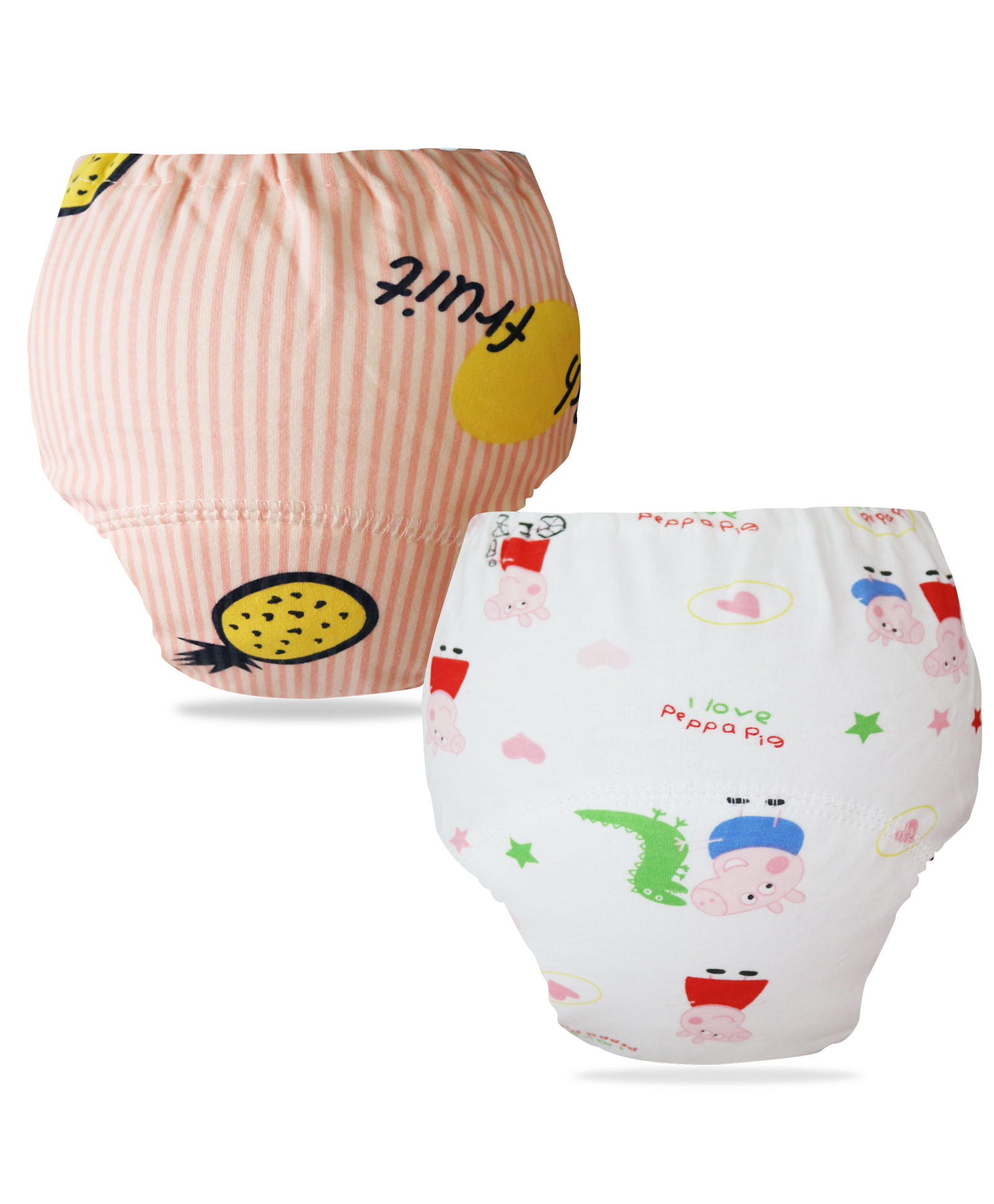 Bembika Babies Cotton Potty Training Pants Printed Design Pack 2 M Size - Multicolor-image-45