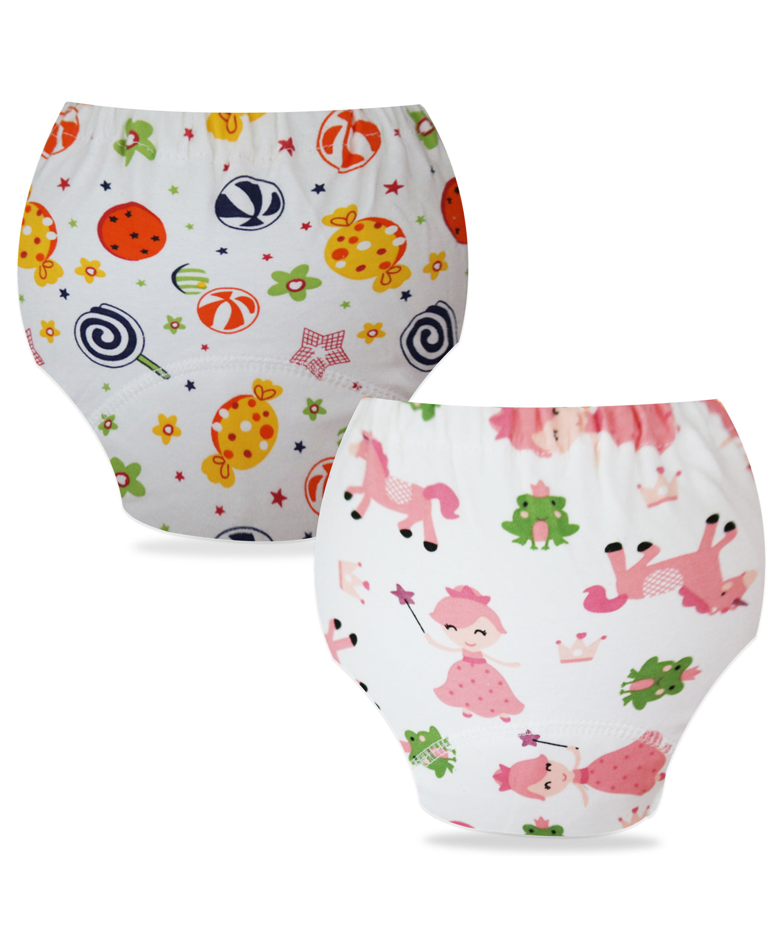 Bembika Babies Cotton Potty Training Pants Printed Design Pack 2 L Size - Multicolor-picture-35