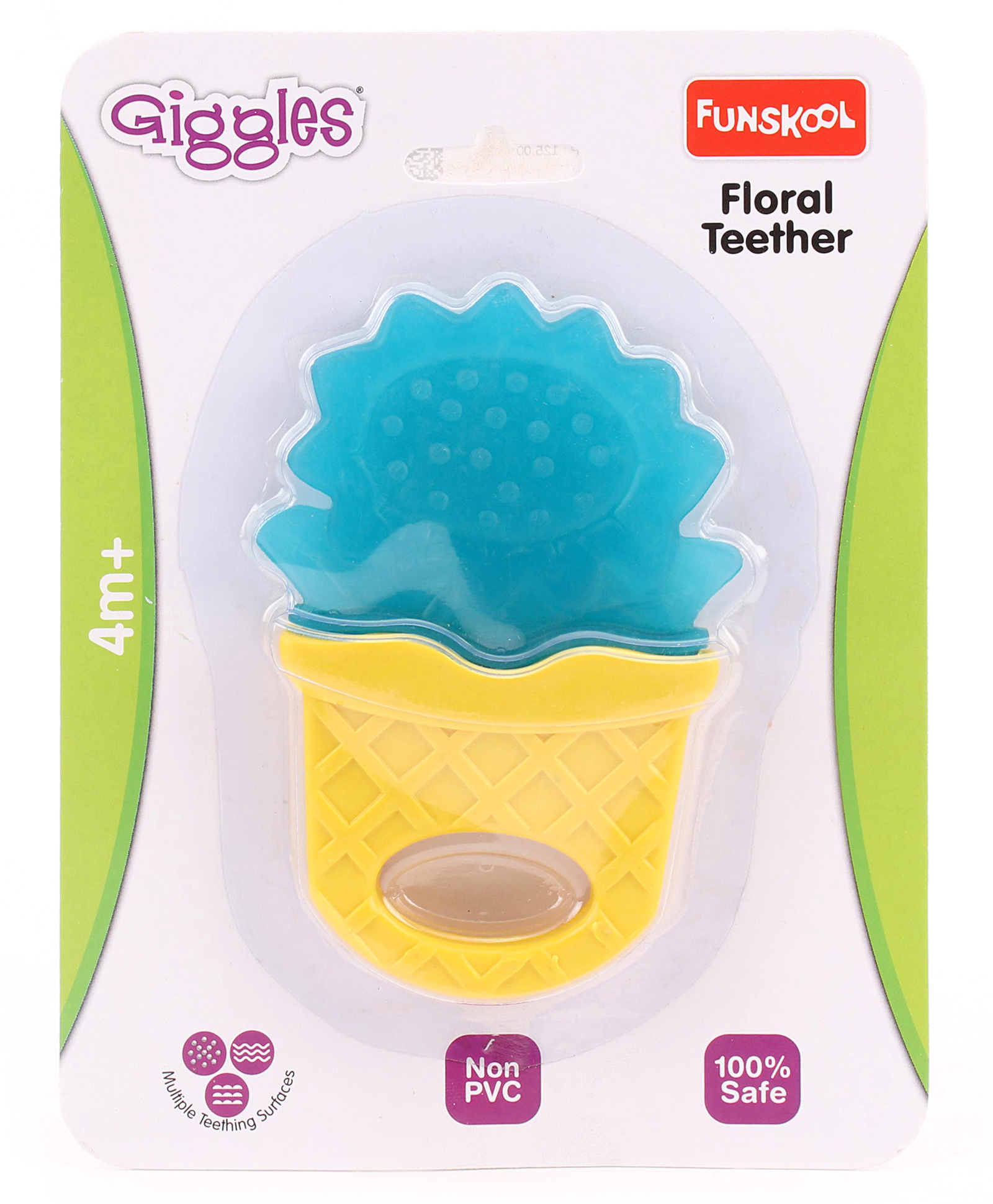 Giggles Floral Teether - Color May Vary-picture-39