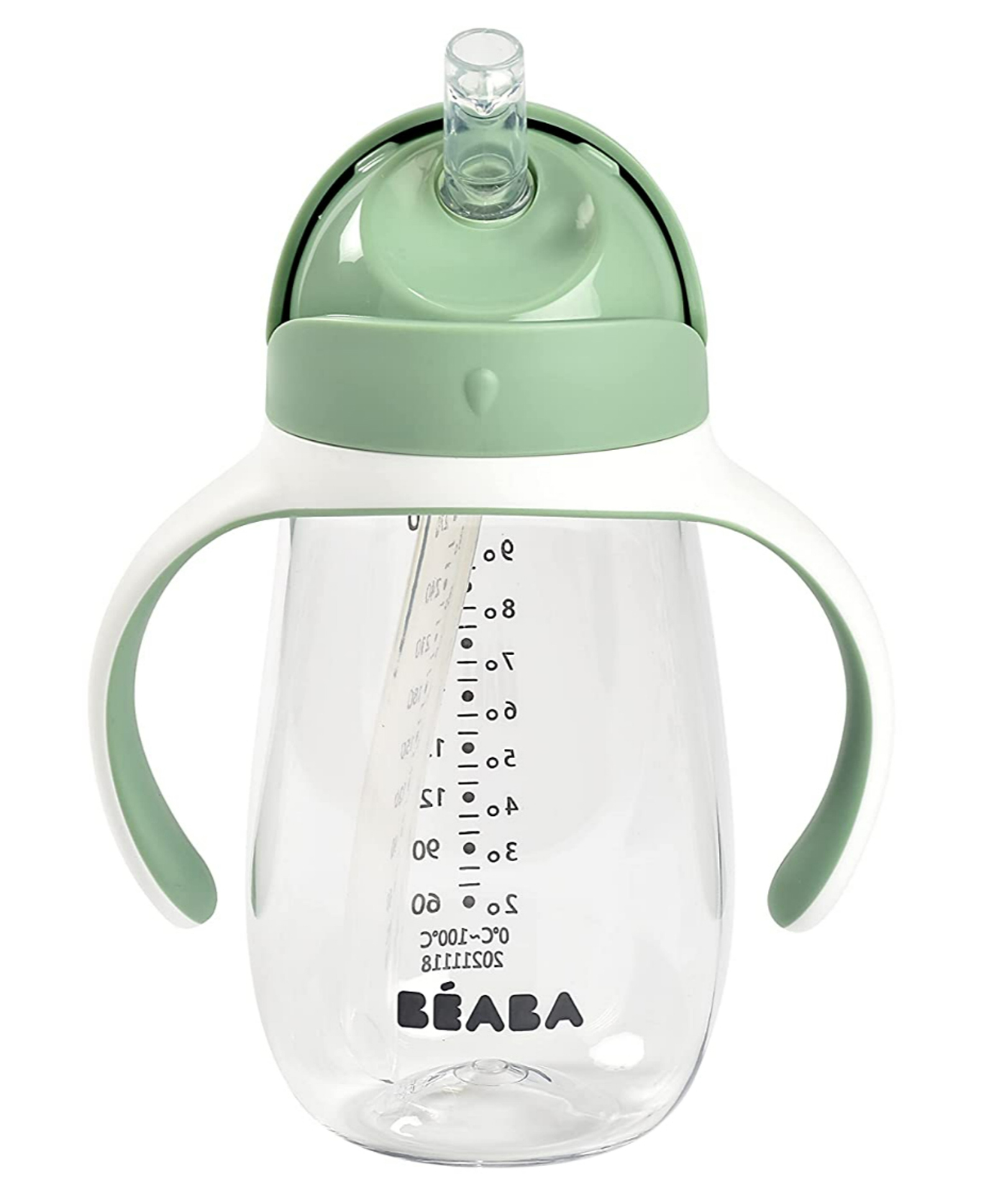 Beaba Straw Cup Sage Green- 300 ml-picture-39